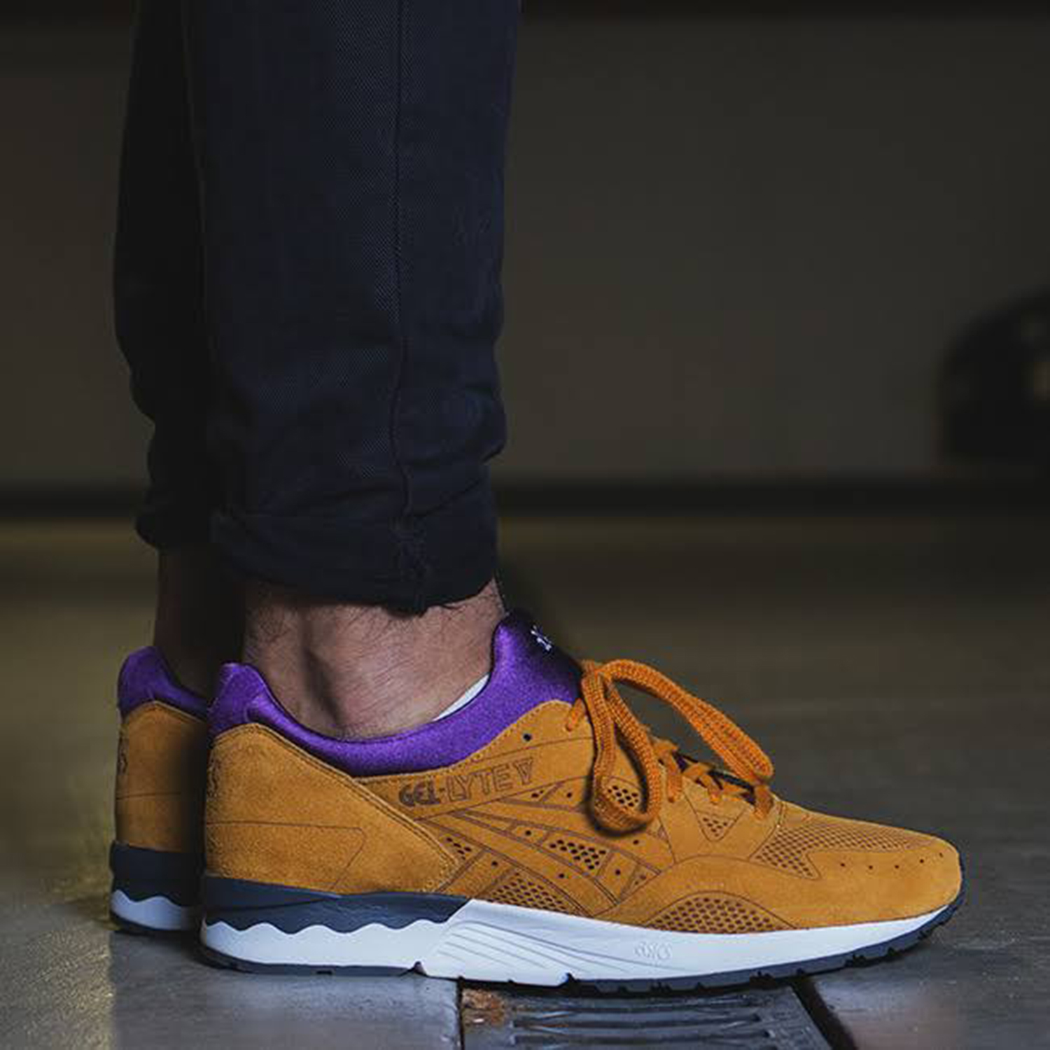 Asics Gel-Lyte V Laser Cut Pack Tan Purple