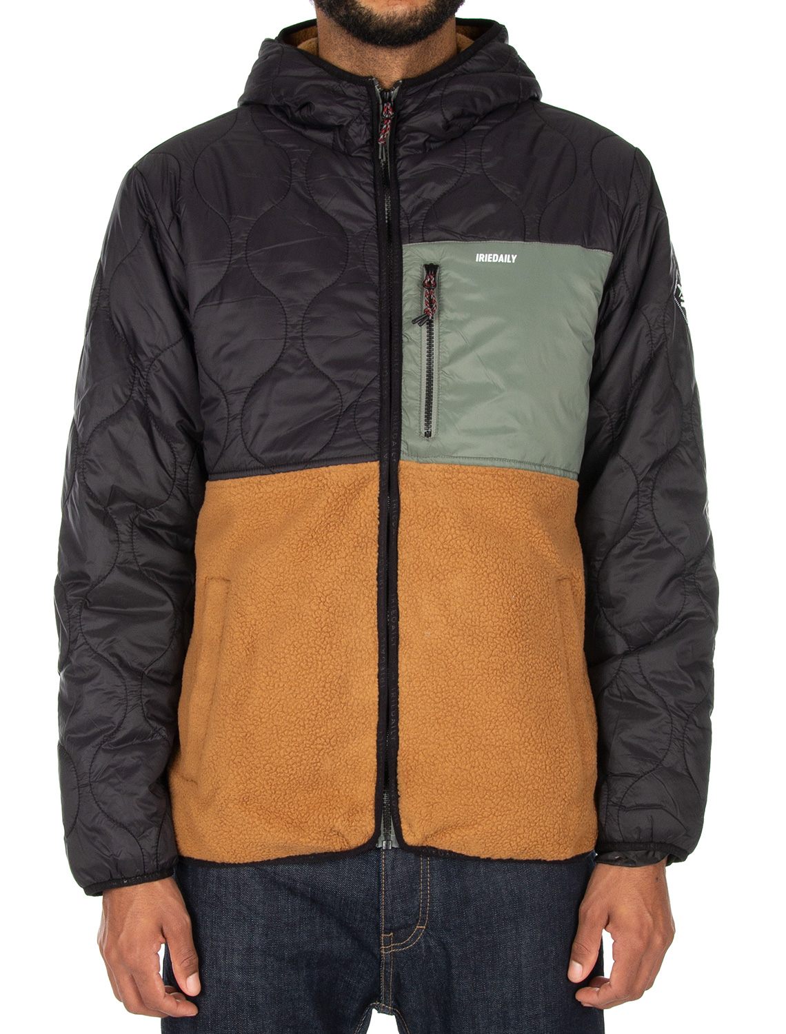 Iriedaily Tedstep Fleece Jacke Black 22143