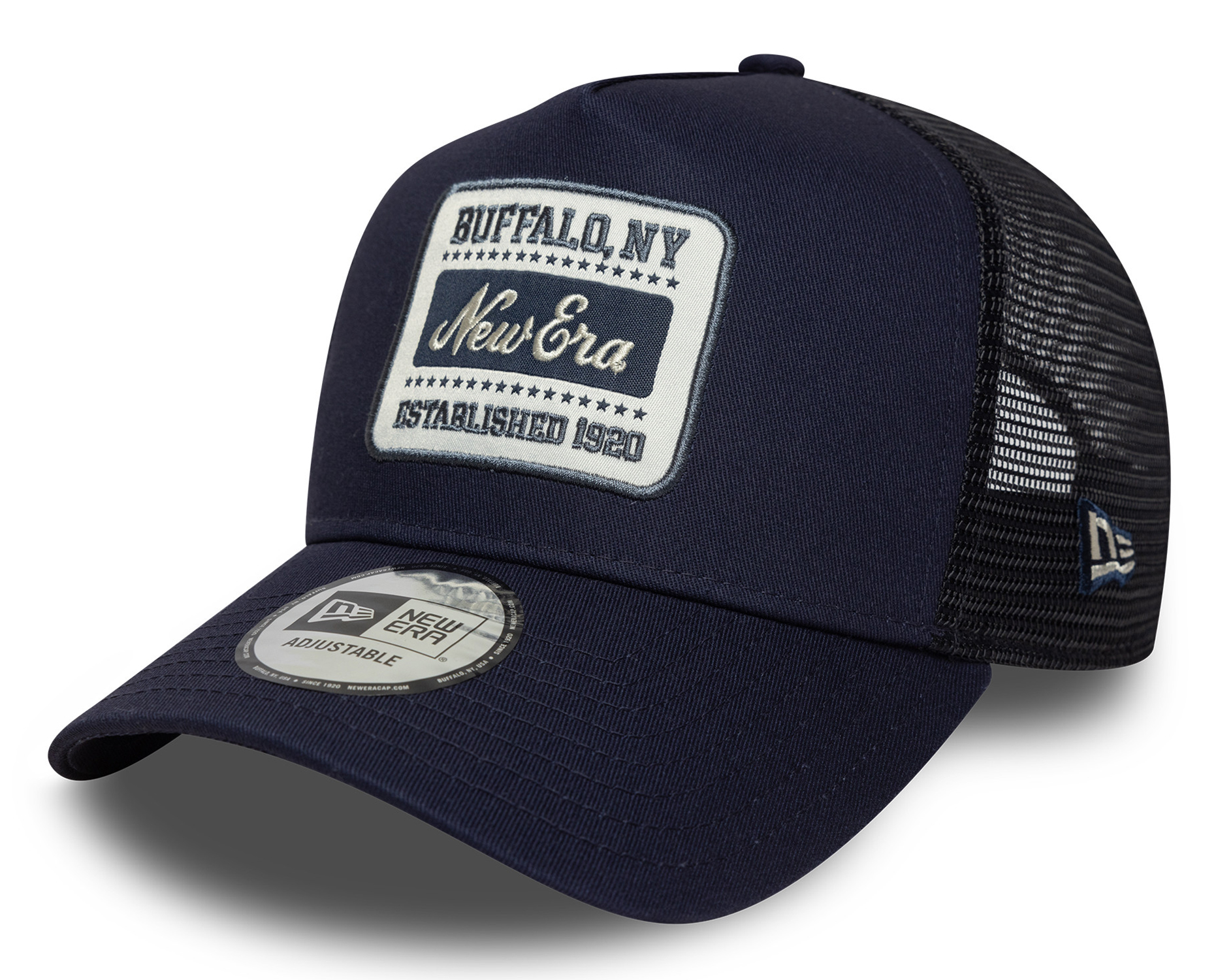 New Era Patch Trucker Cap Dunkelblau 26023