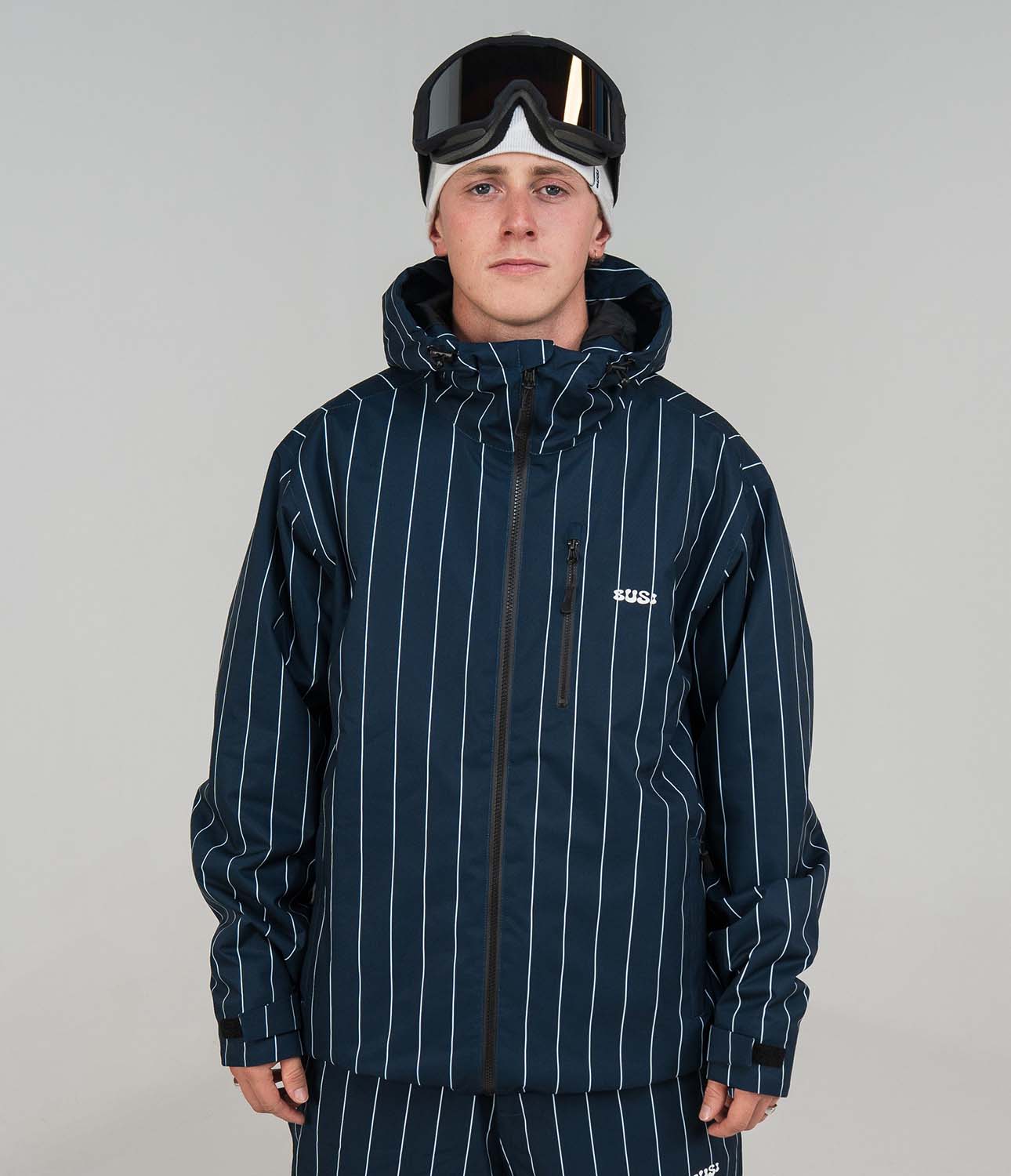 Busi Core 2L Padded Ski Jacke Navy Pinstripe 26/27 26838