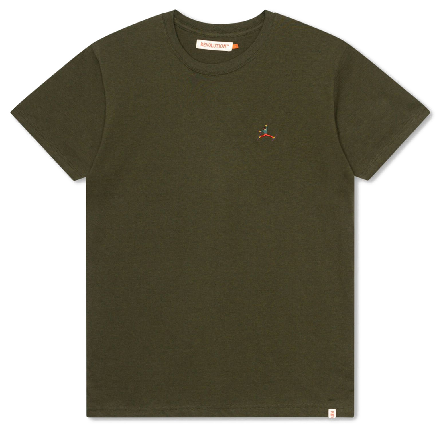 RVLT Revolution Trx T-Shirt Army Melange 23493