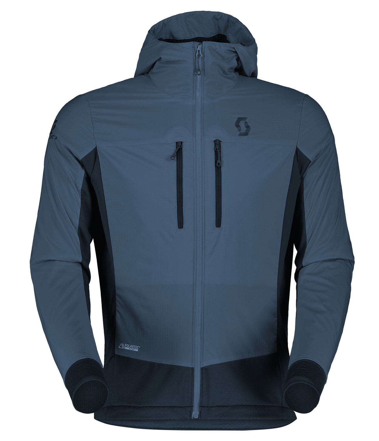 Scott Explorair Alpha Softshell Hoody Metal Blue Dark Blue 22/23 22384