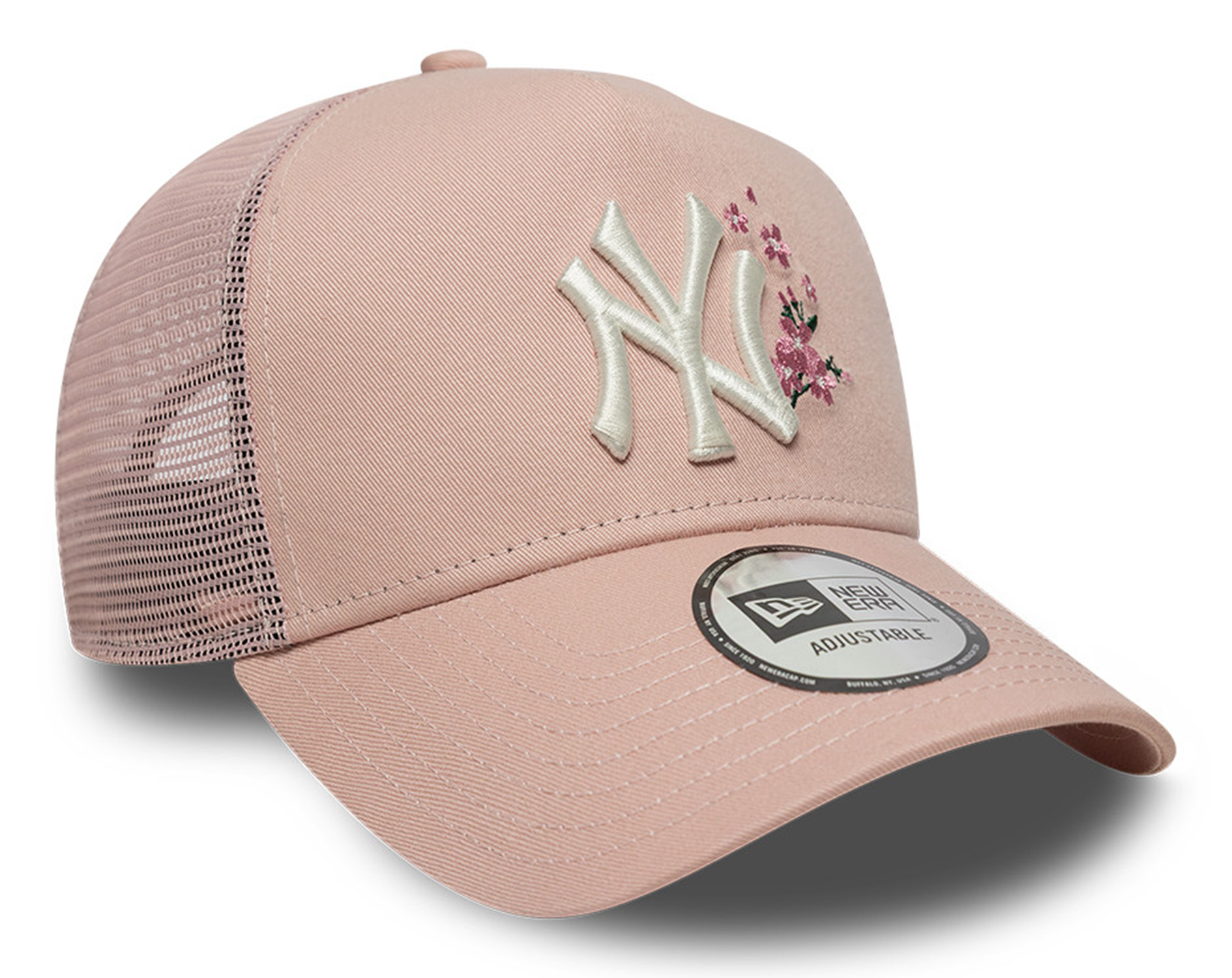 New Era Damen Floral Trucker Cap New York Yankees Pink 26166