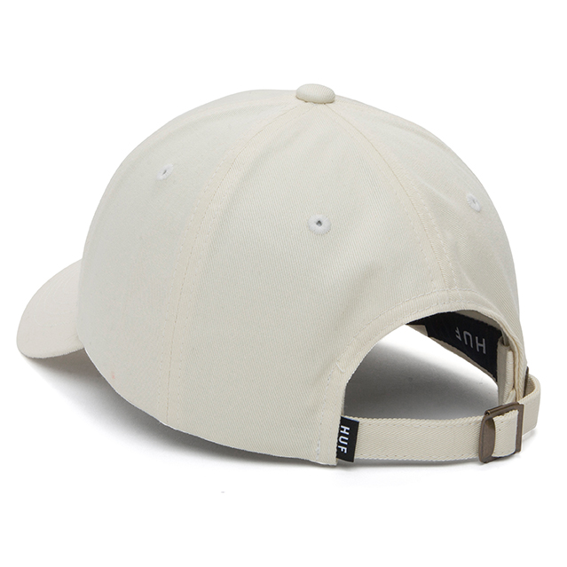 HUF Essentials OG Logo CV 6 Panel Cap White