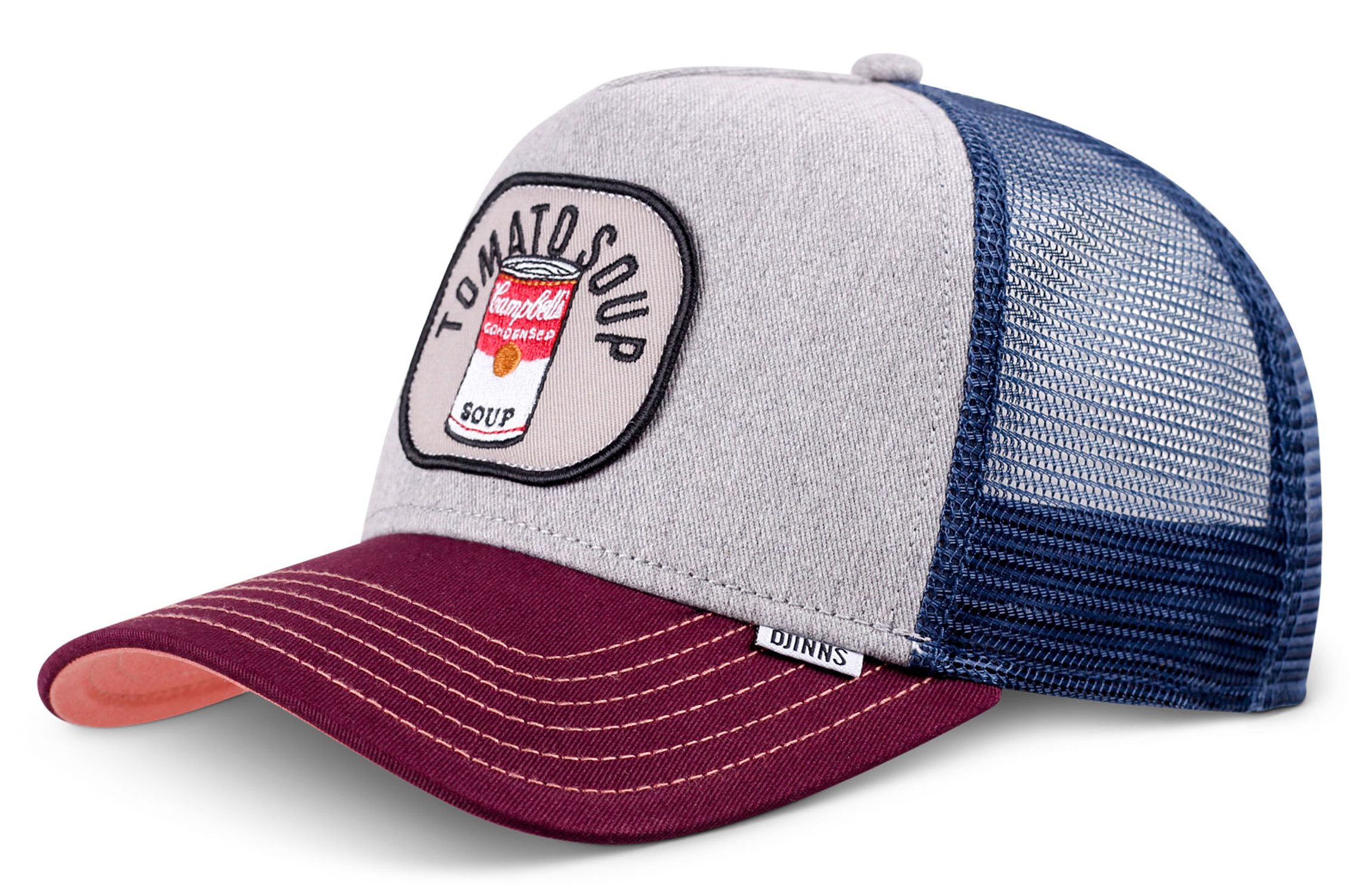 Djinns HFT Trucker Cap Food Tomato Soup Grey 25361 Djinns HFT Trucker Cap Food Tomato Soup Grey 25361