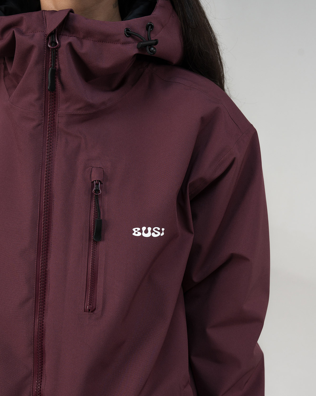 Busi Core 2L Padded Ski Jacke Wine Red 26/27