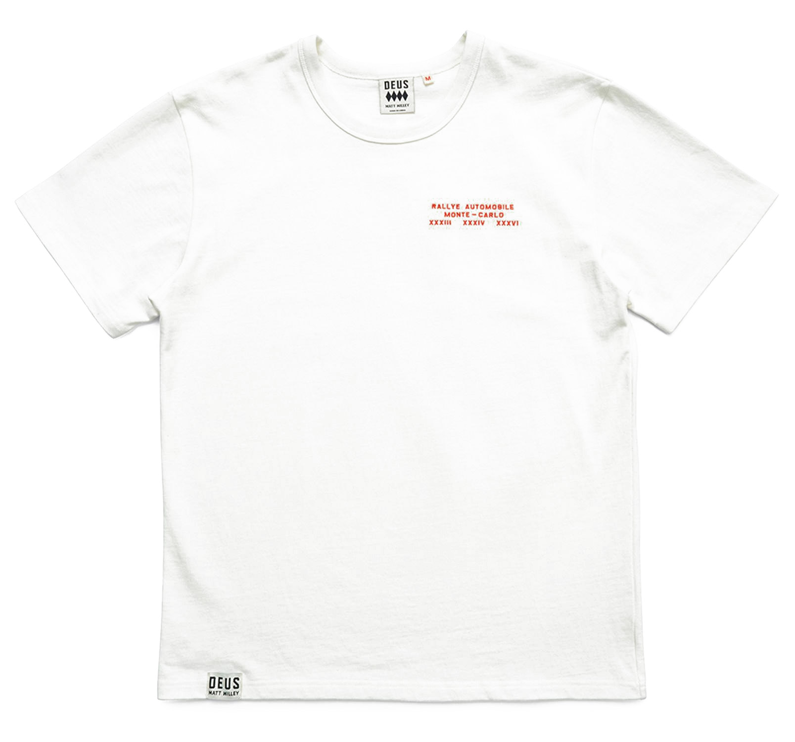 Deus Ex Machina Monaco T/1 T-Shirt Vintage White 23435