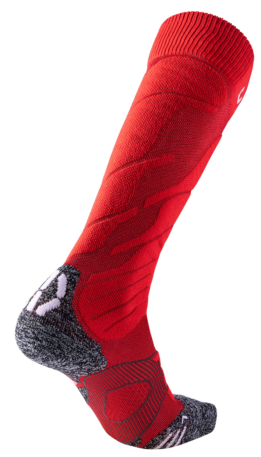 UYN Lady Ski Magma Socken Dark Red