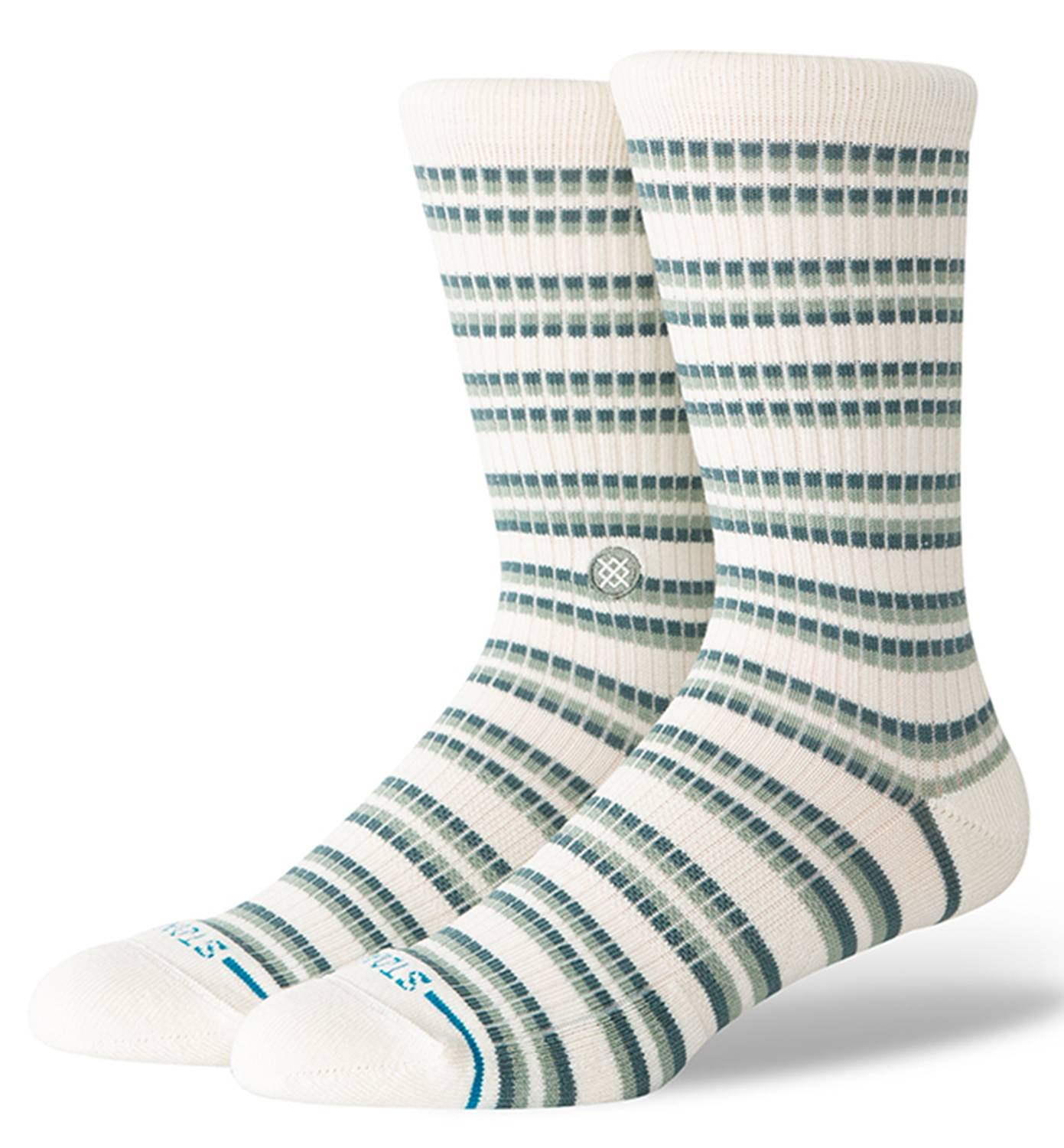 Stance Multistripe Ribbed Crew Socken Iceberg 26501