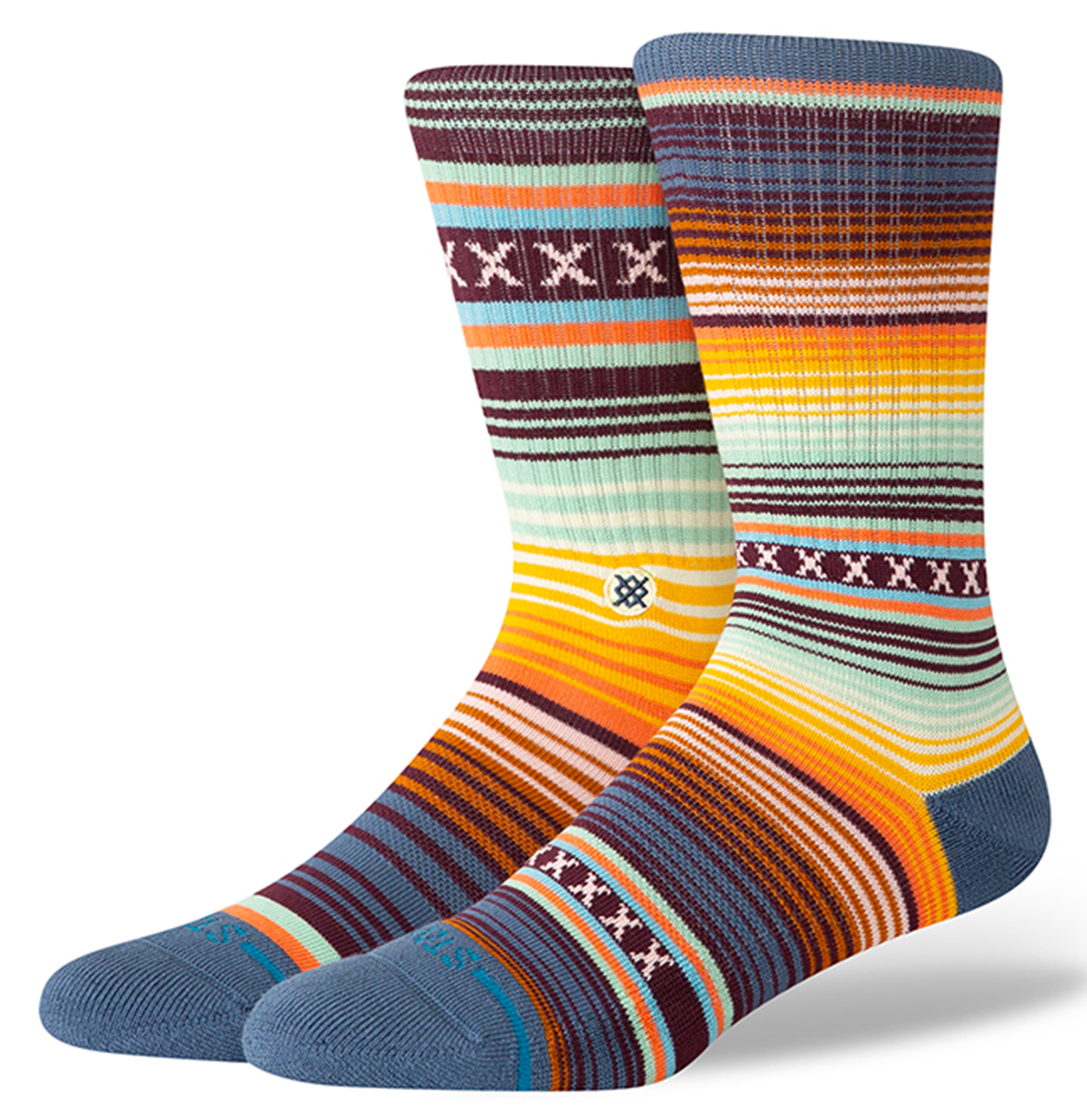 Stance Curren ST Crew Socken Seablue 25661