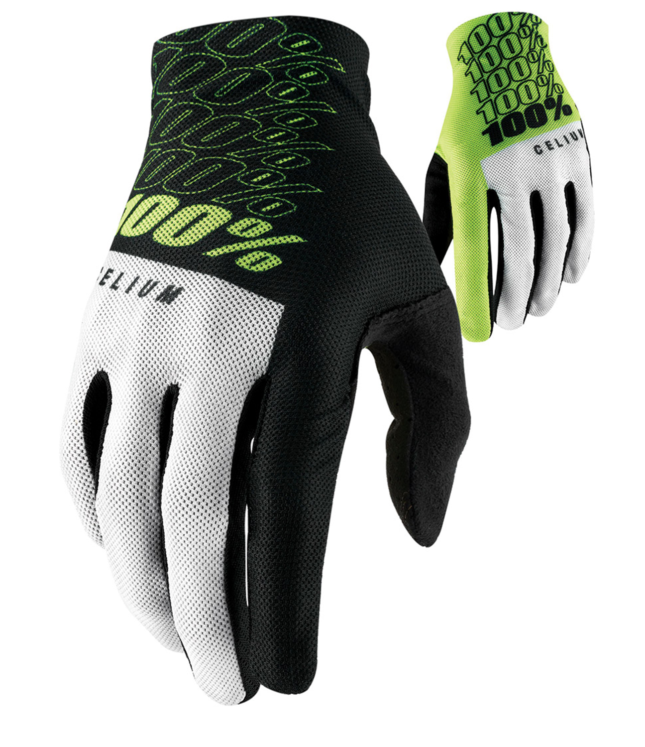 100% Celium Bike Handschuh Fluo Yellow 19452 100% Celium Bike Handschuh Fluo Yellow 19452