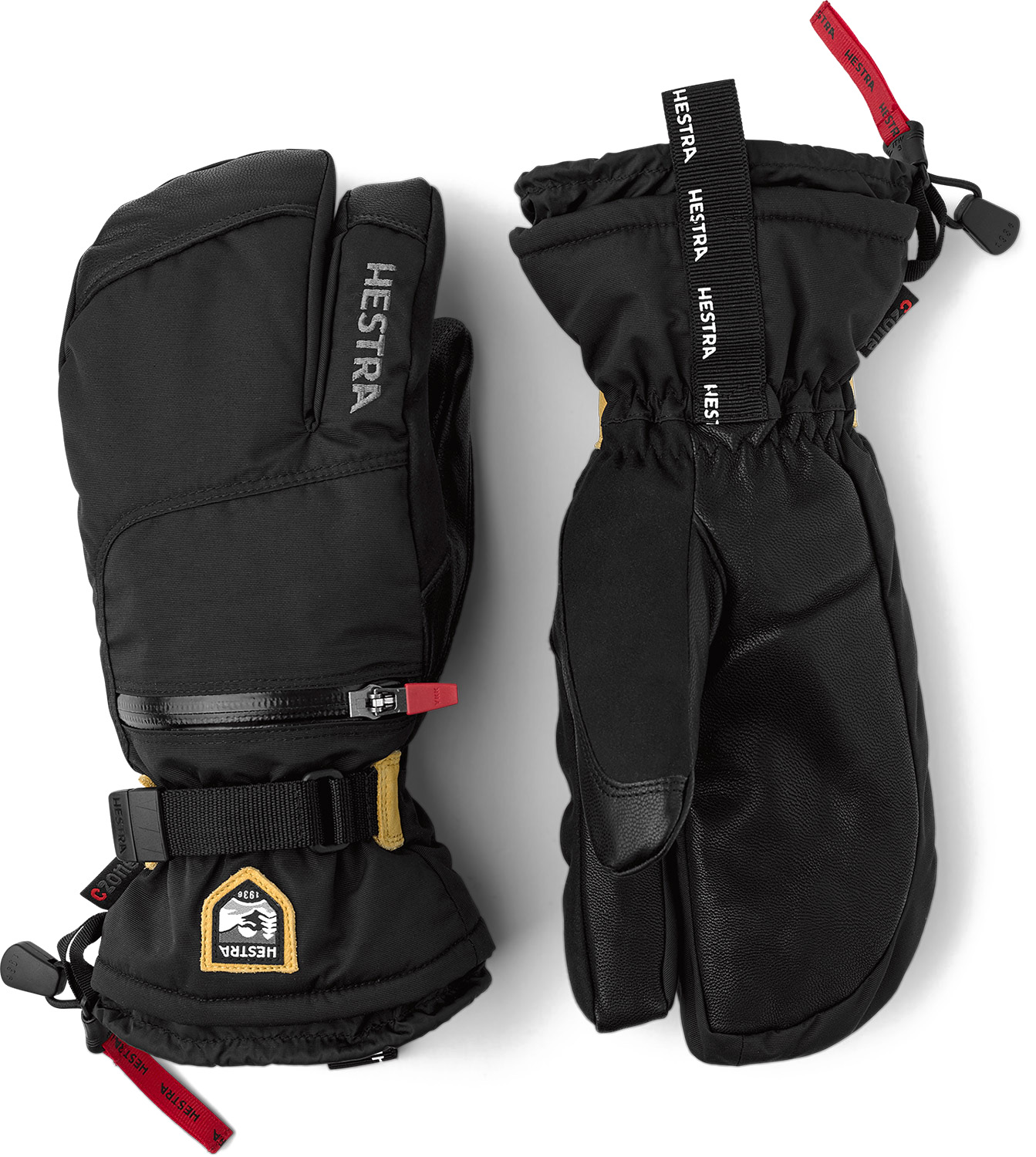 Hestra All Mountain CZone 3 Finger Handschuh Black 23/24 23677
