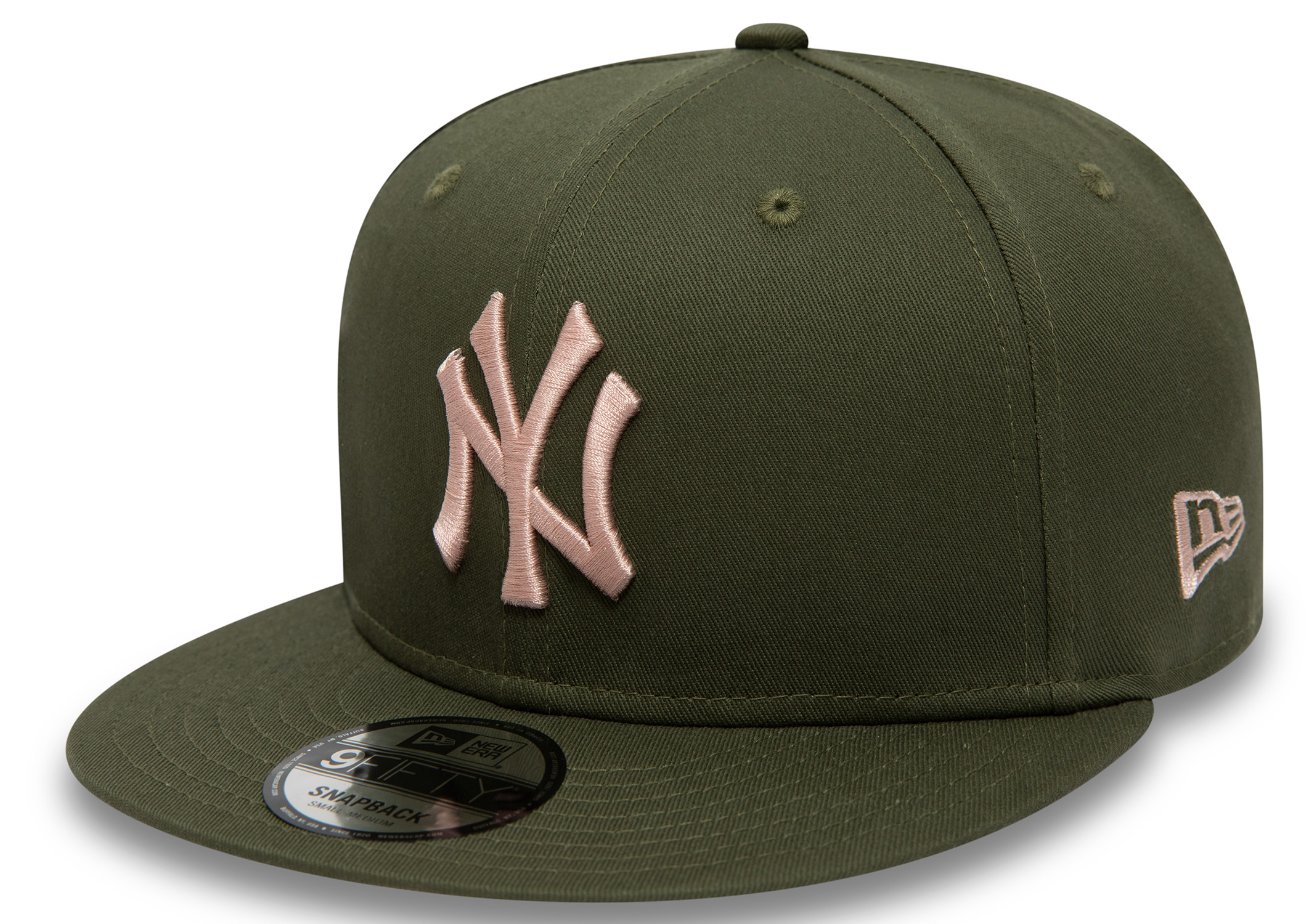 New Era Side Patch 9Fifty Cap New York Yankees Olive 22820