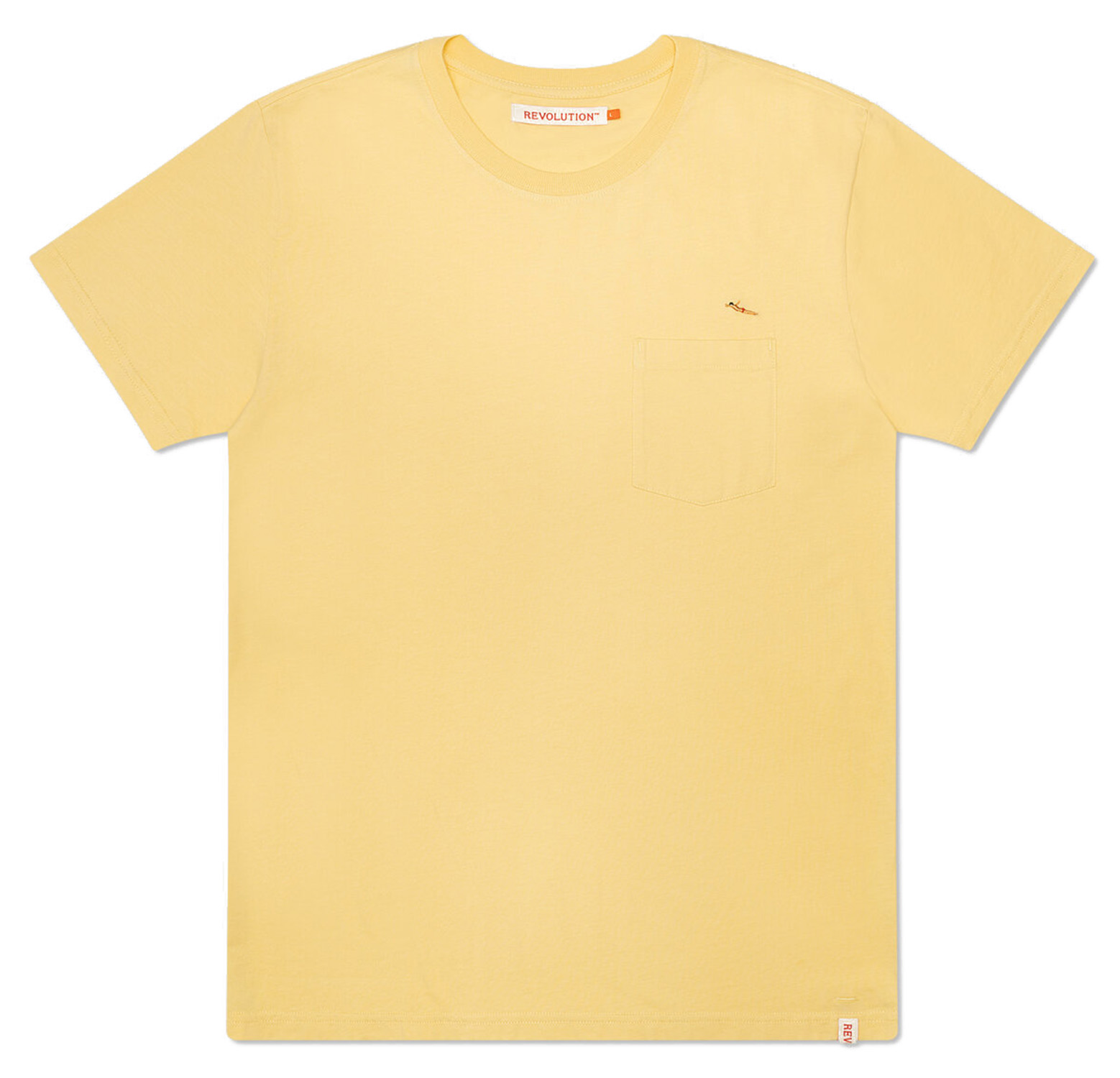 RVLT Revolution Sky T-Shirt Light Yellow 23035