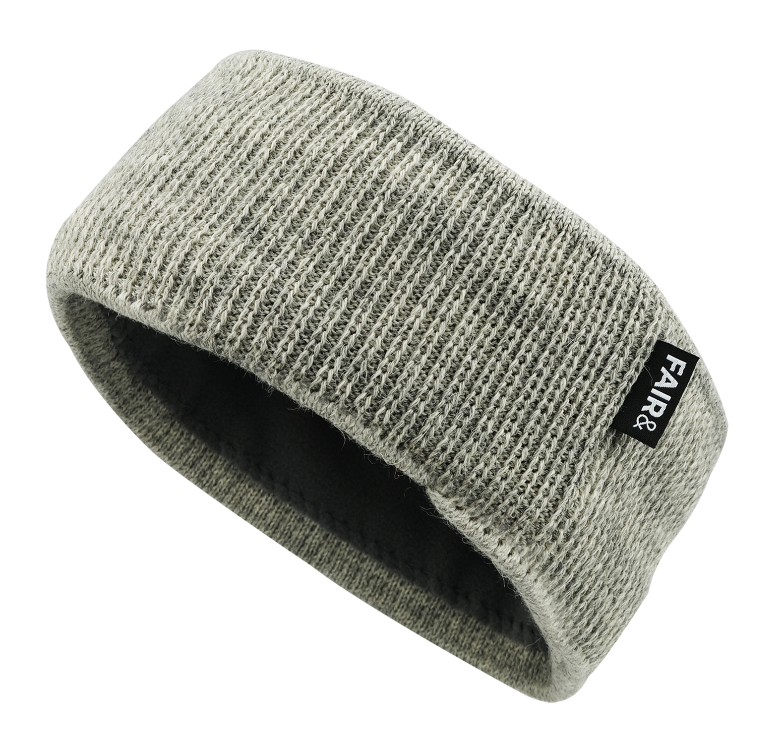 Bavarian Caps Stirnband Fair & Flauschig Hellgrau 20437