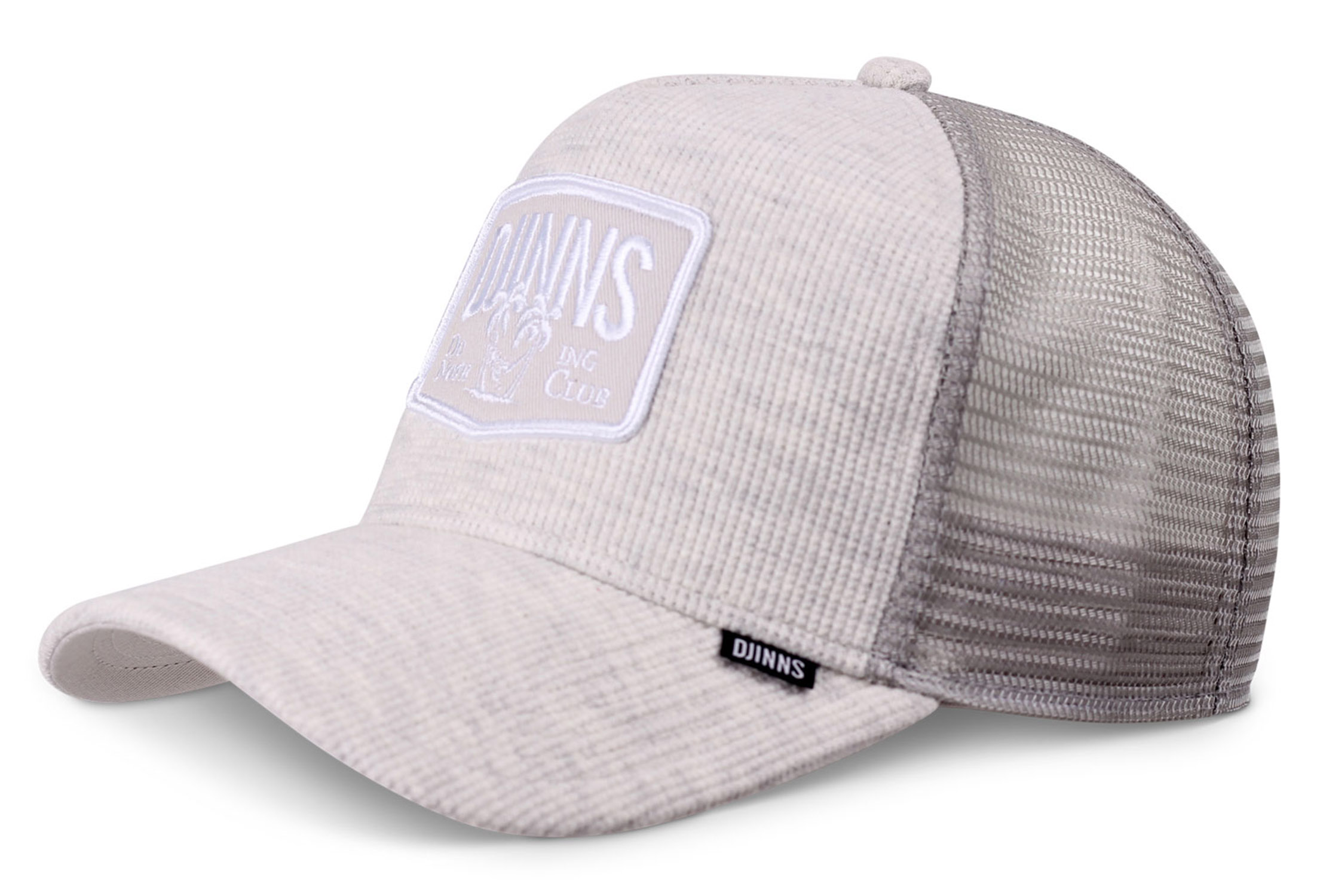 Djinns HFT Trucker Cap Wafflemelange Light Grey 25419 Djinns HFT Trucker Cap Wafflemelange Light Grey 25419