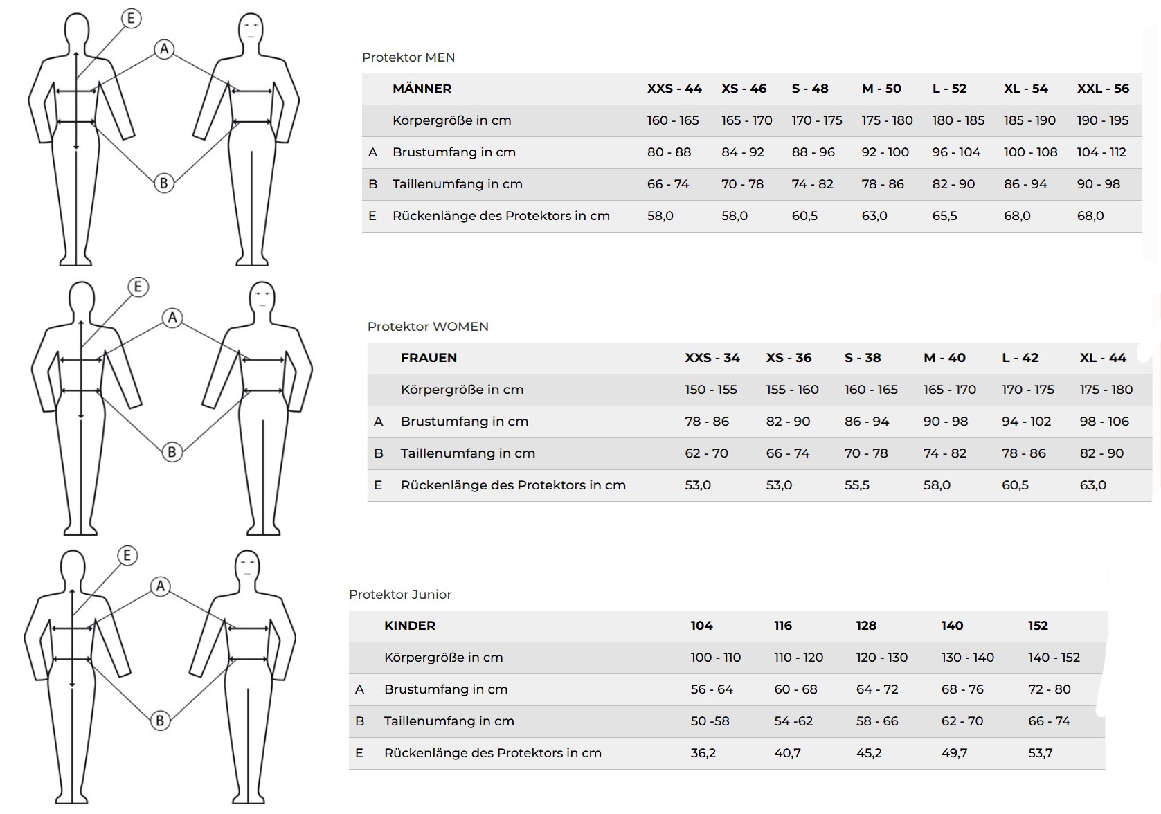 Komperdell Core Vest Light Damen Rückenprotektor