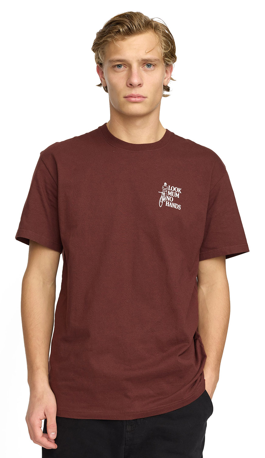 RVLT Revolution Mum T-Shirt Burgundy 25649