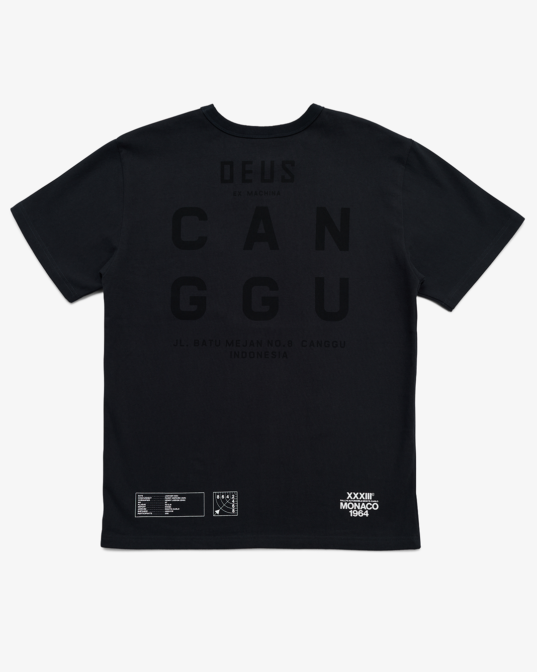 Deus Ex Machina Canggu Address T-Shirt Anthracite