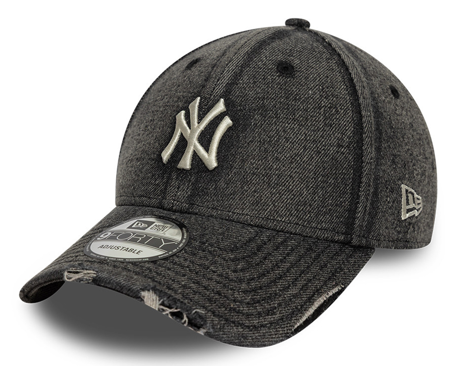 New Era Acid Wash Denim 9Forty Cap New York Yankees Black 26137