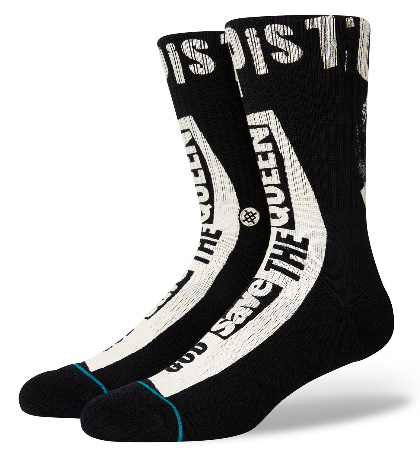 Stance God Save The Queen Socken Black 21270
