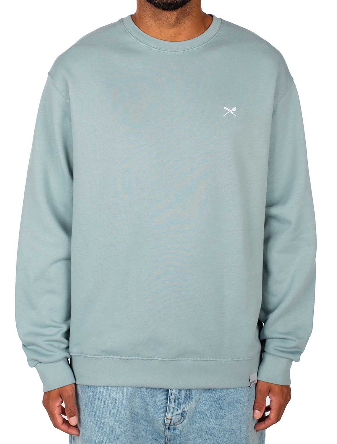 Iriedaily Mini Flag 2 Crew Sweatshirt Slate 24510