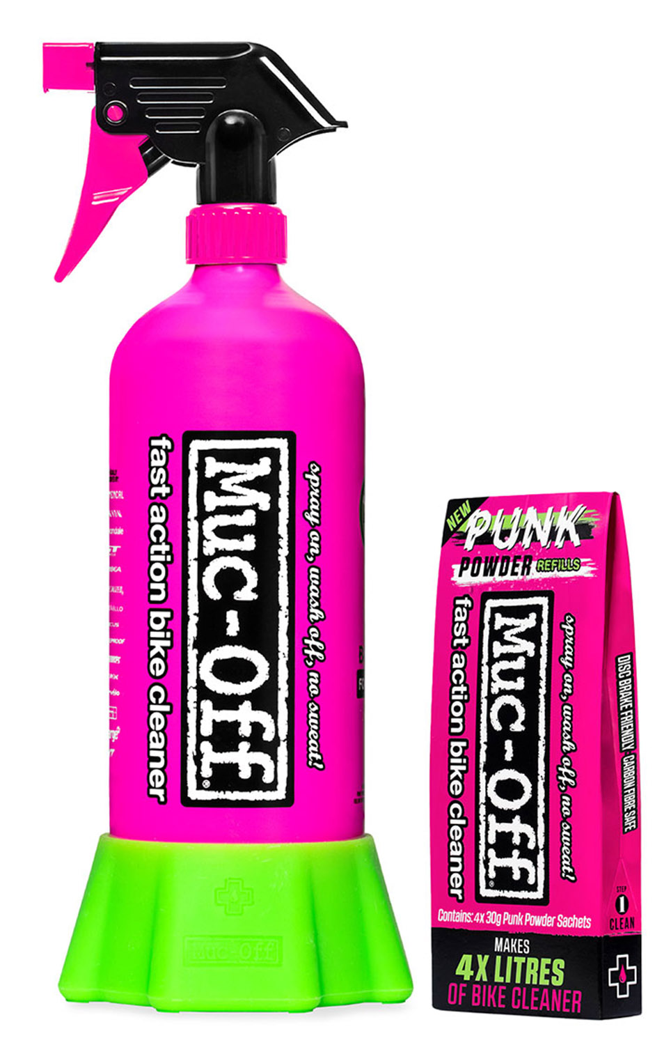 Muc-Off Bottle For Life Reinigungsset inkl. 4x Punk Powder 23293