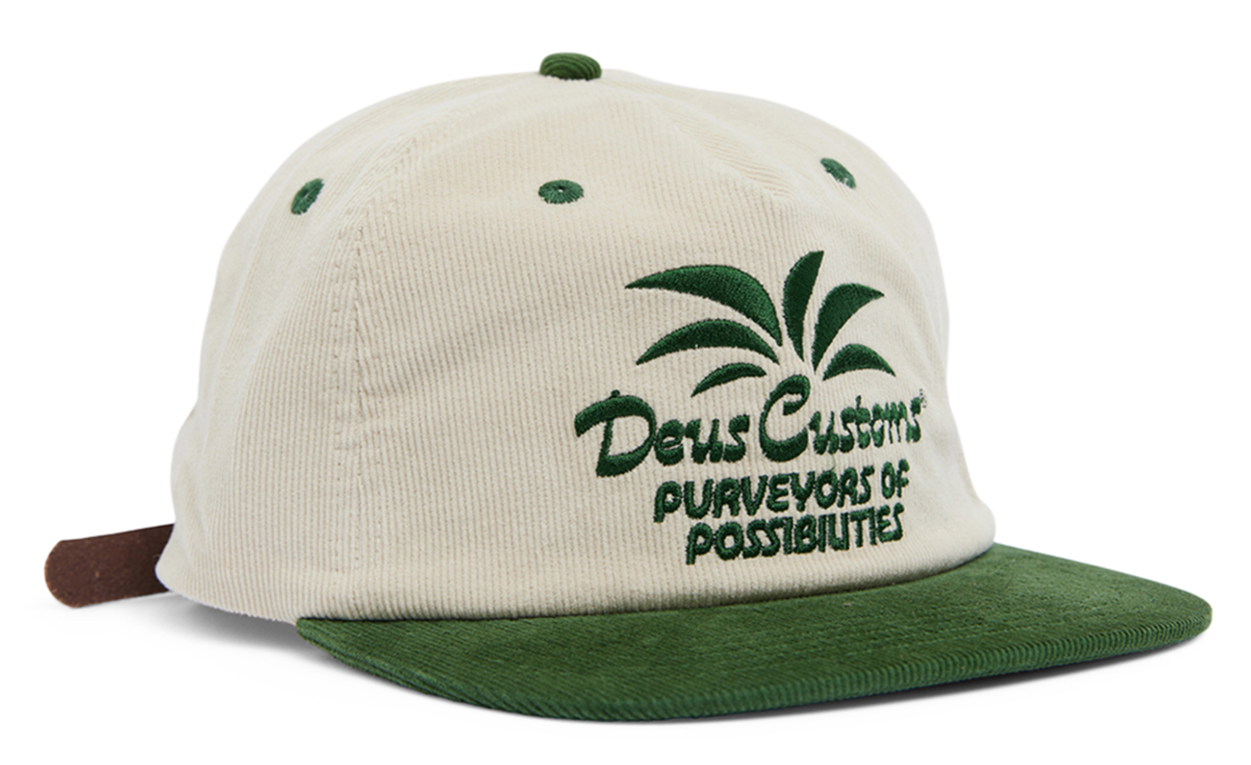 Deus Ex Machina Last Resort Cord Cap Forest 24562