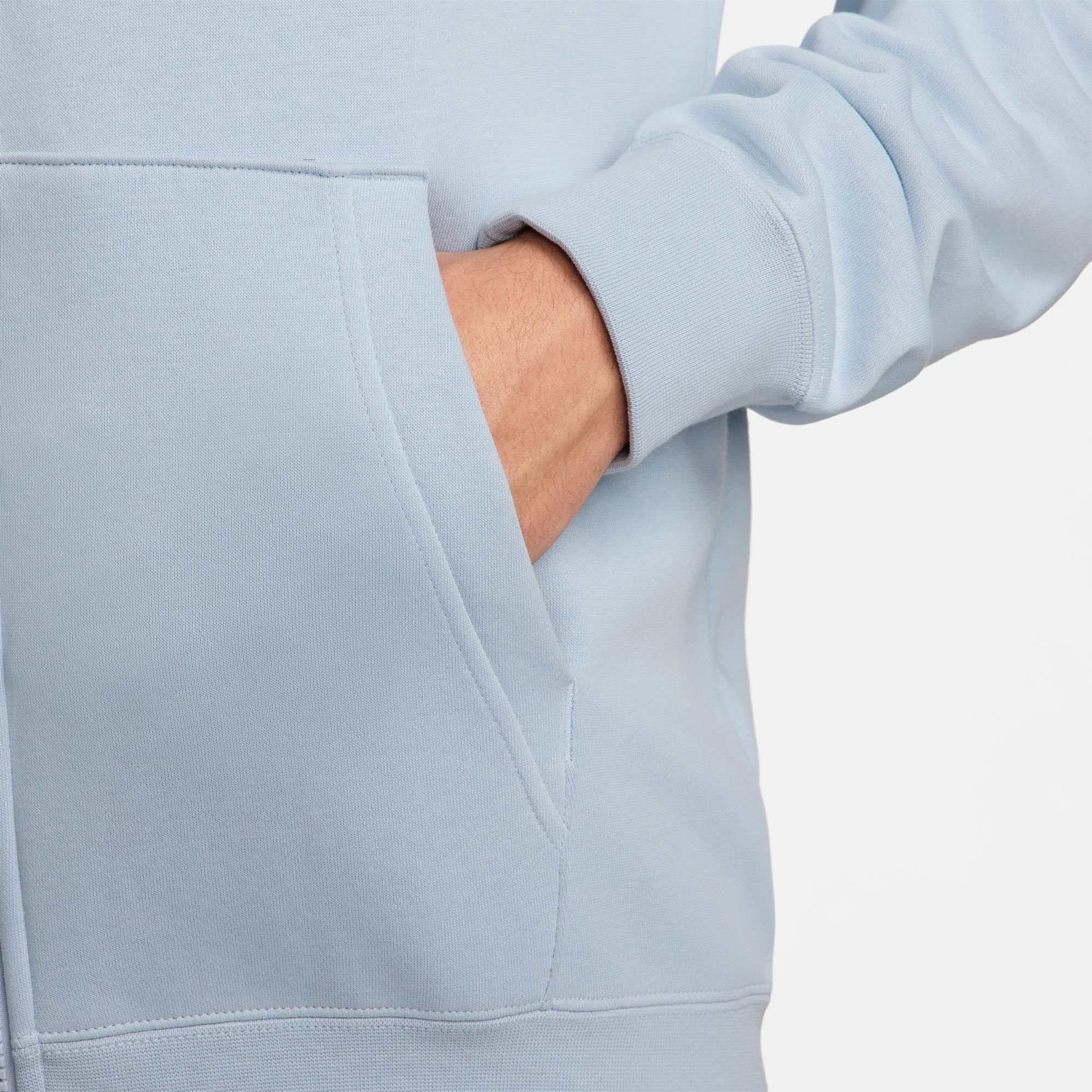 Nike Full Zip Hoodie Armory Blue Iron Grey