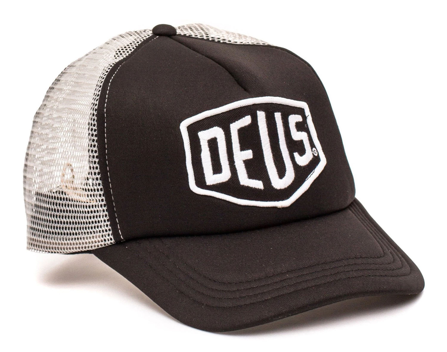 Deus Ex Machina Baylands Trucker Cap Black Grey 17612 Deus Ex Machina Baylands Trucker Cap Black Grey 17612
