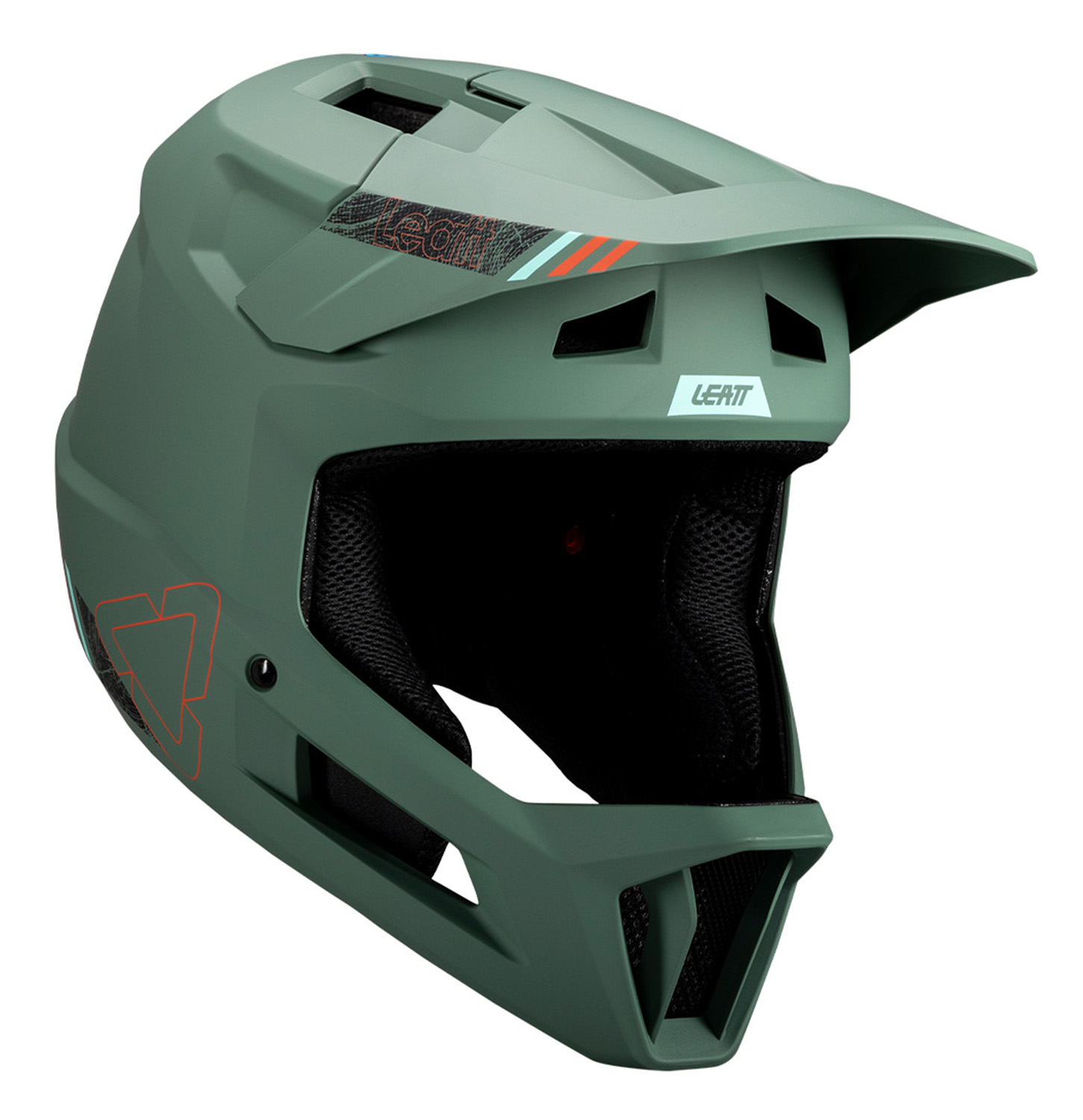Leatt MTB Gravity 1.0 Bike Helm Teal 26276
