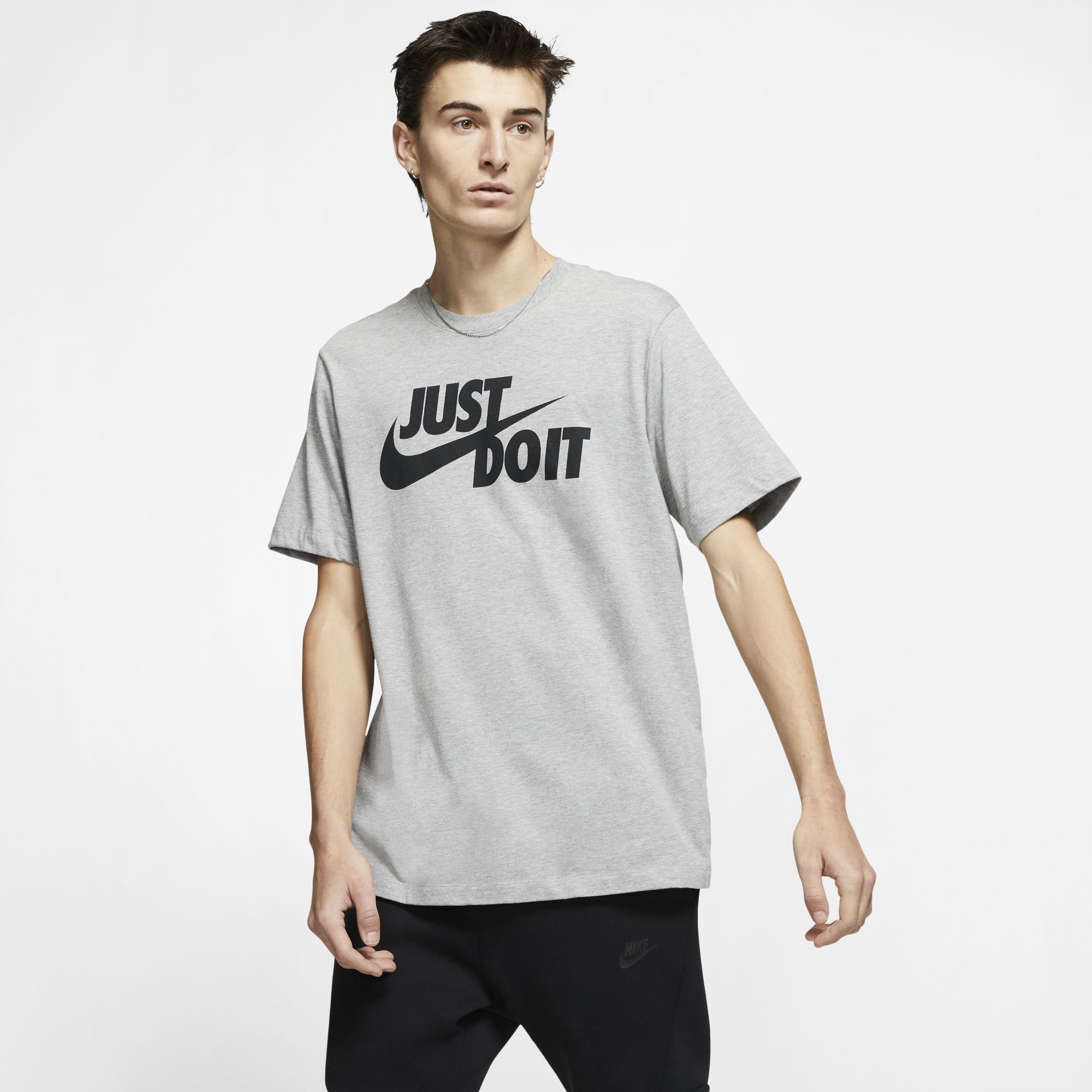 Nike JDI T-Shirt Dark Grey Heather Black
