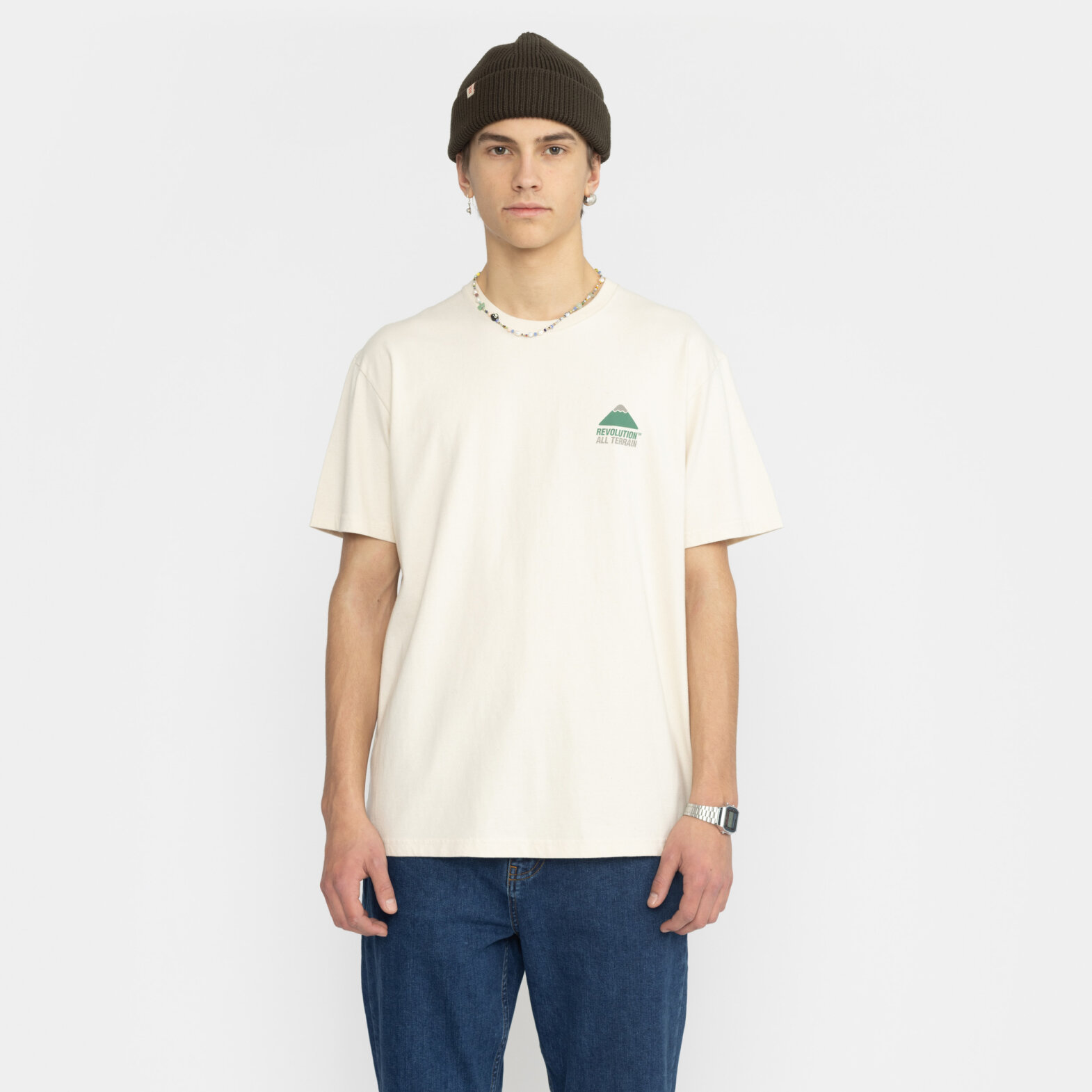RVLT Revolution All Loose T-Shirt Offwhite RVLT Revolution All Loose T-Shirt Offwhite