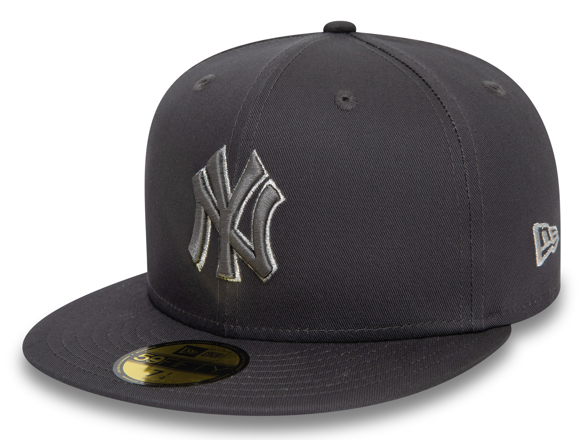 New Era Metallic Outline 59Fifty Cap New York Yankees Graphite