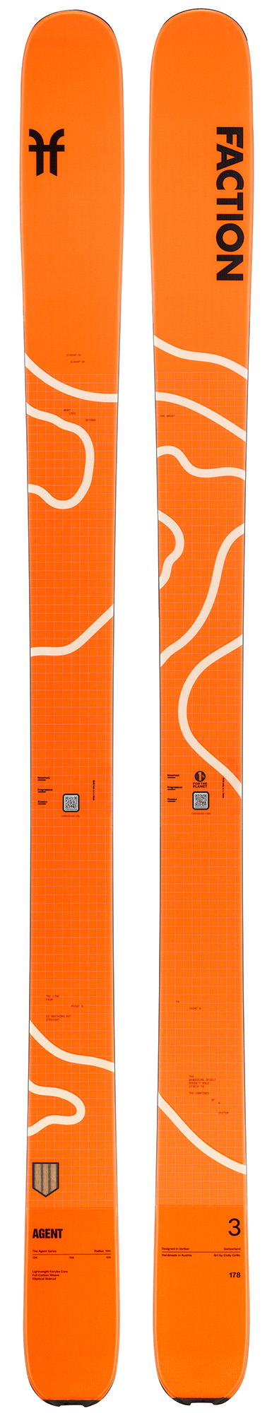 Faction Agent 3 Tourenski Orange 25/26 26293