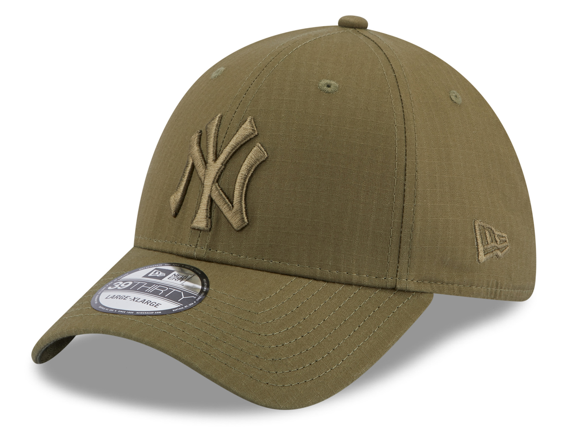 New Era Ripstop 39Thirty Cap New York Yankees Olive 23509