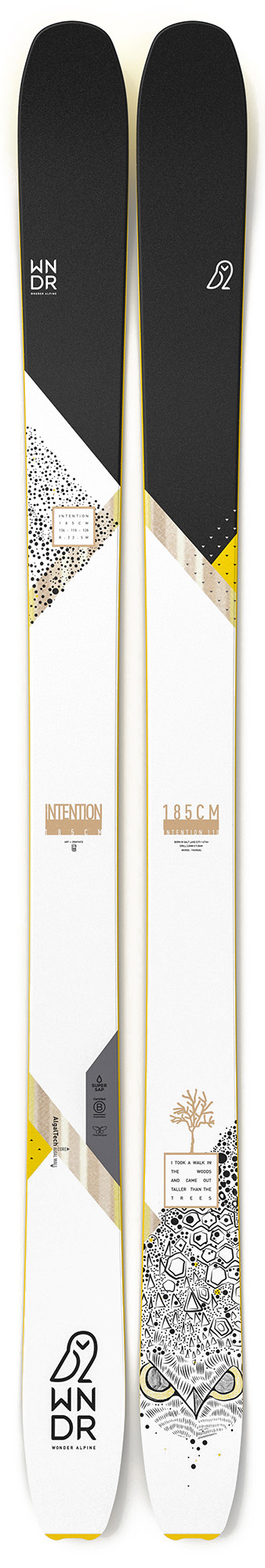 WNDR Alpine Intention 110 Camber Freeride Ski