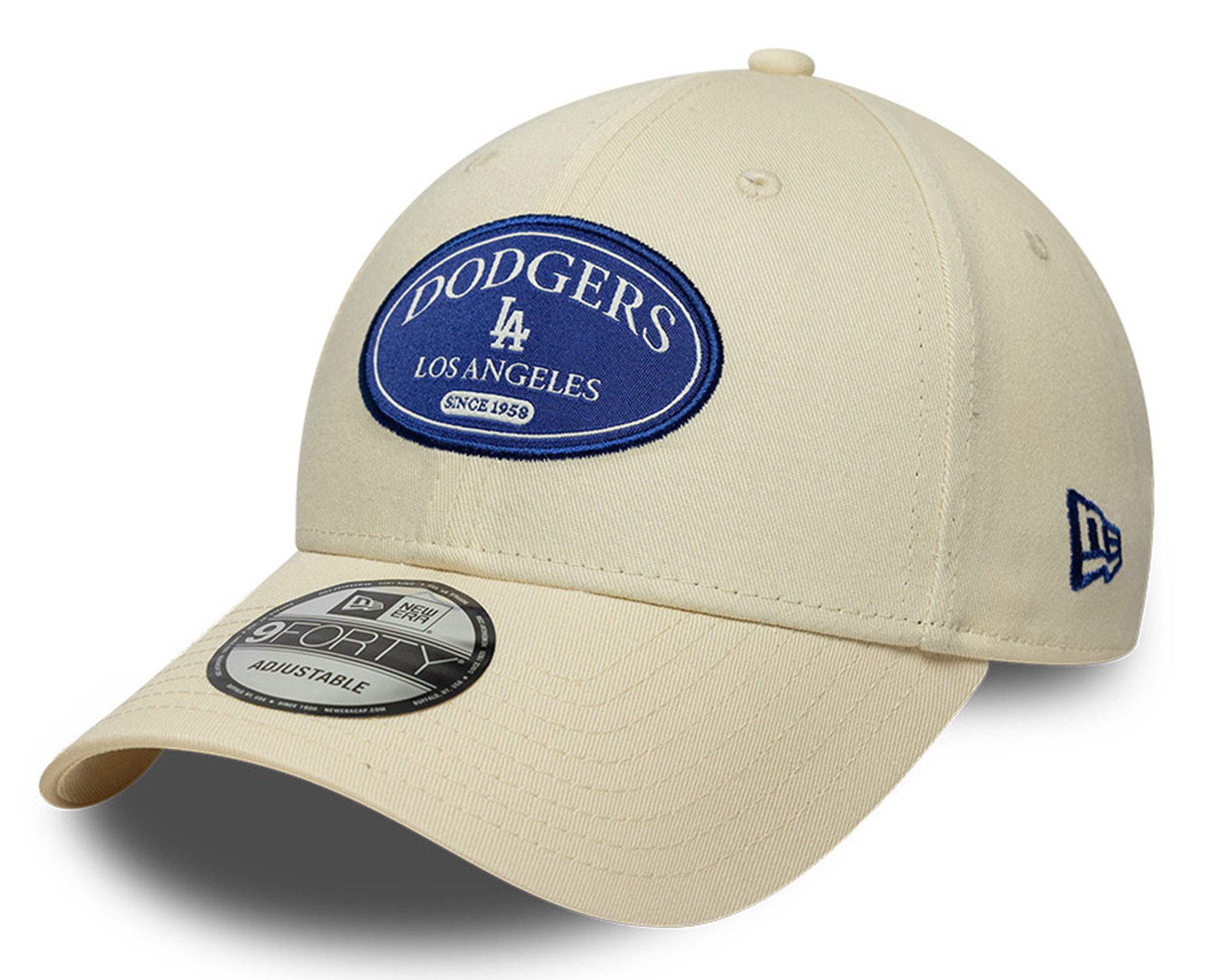 New Era Patch 9Forty Cap Los Angeles Dodgers Beige 26522