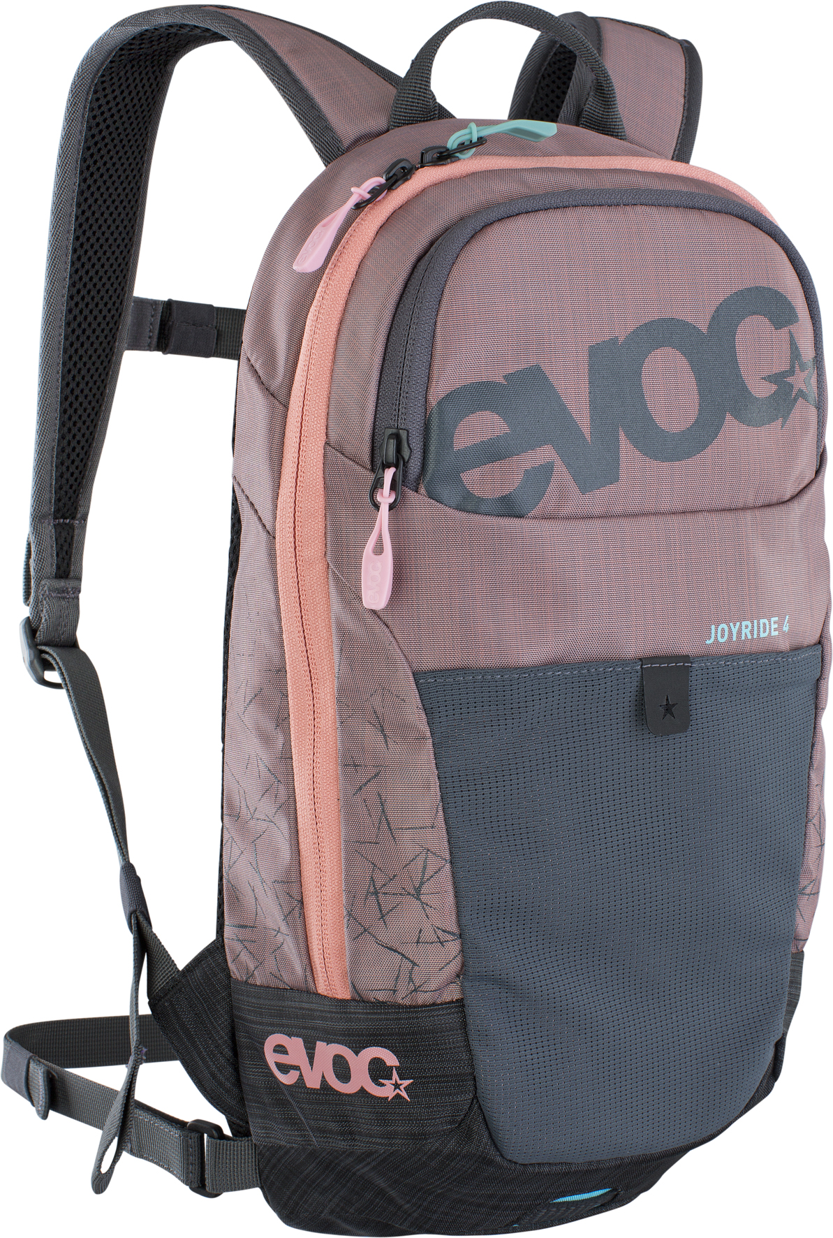 Evoc Joyride 4L Bike Rucksack Dusty Pink Carbon Grey