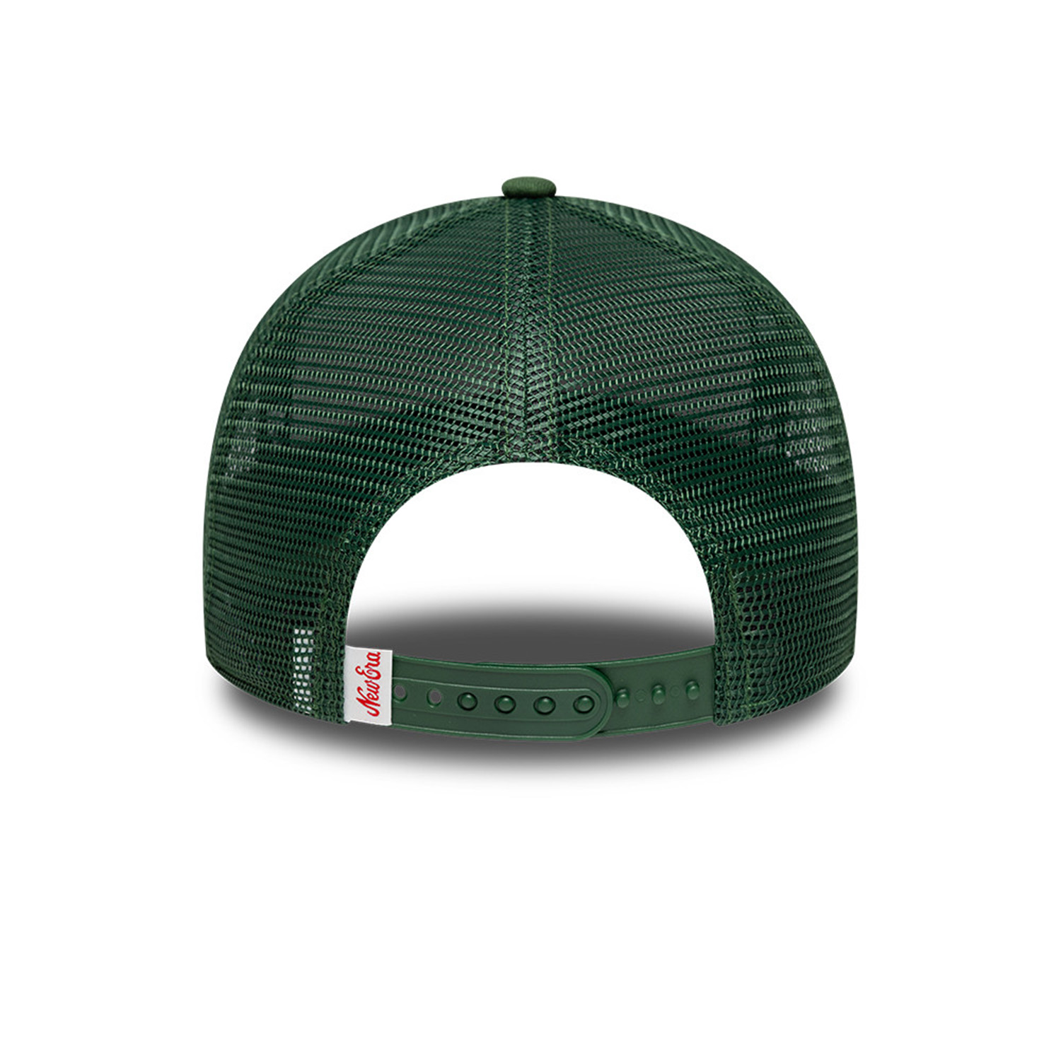 New Era Oval Foam Patch Trucker Cap Grün