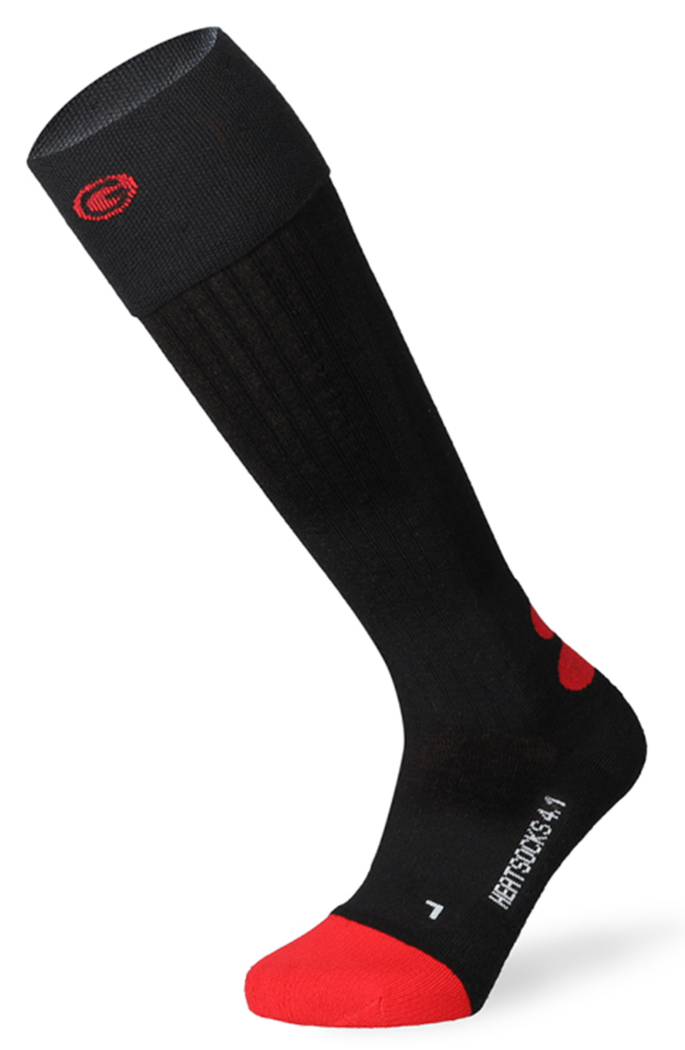 Lenz Heat Sock 4.1 Toe Cap Skisocken Schwarz 23682