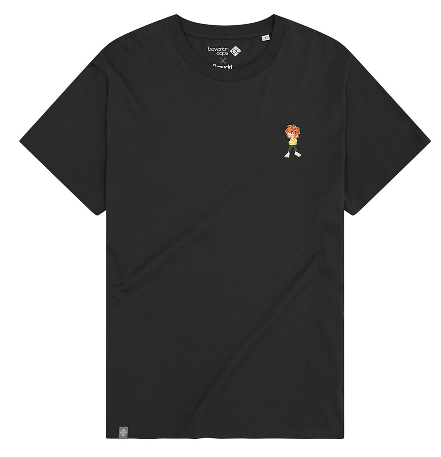 Bavarian Caps Pumuckl Grantig T-Shirt Schwarz 26237