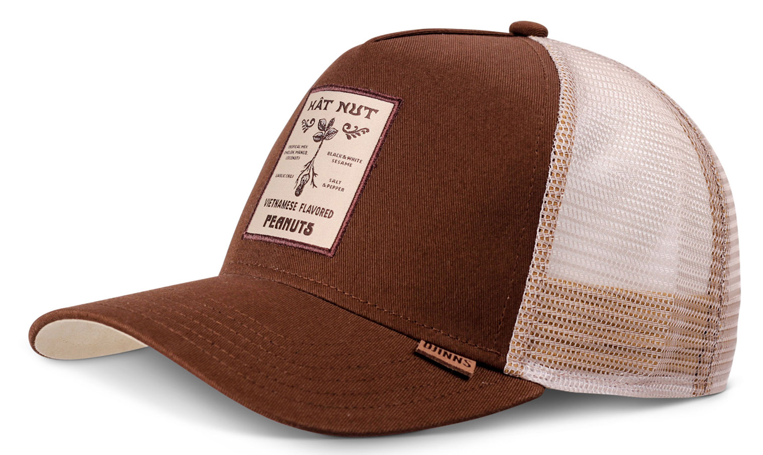 Djinns HFT Trucker Cap Hat Nut Brown Peanut 25412 Djinns HFT Trucker Cap Hat Nut Brown Peanut 25412