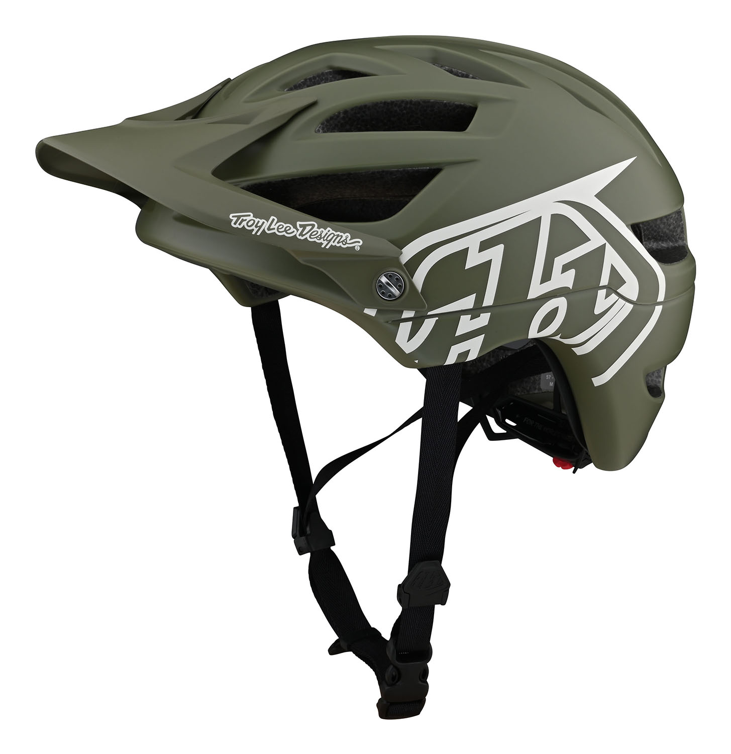 Troy Lee Designs A1 Bike Helm Drone Steel Green