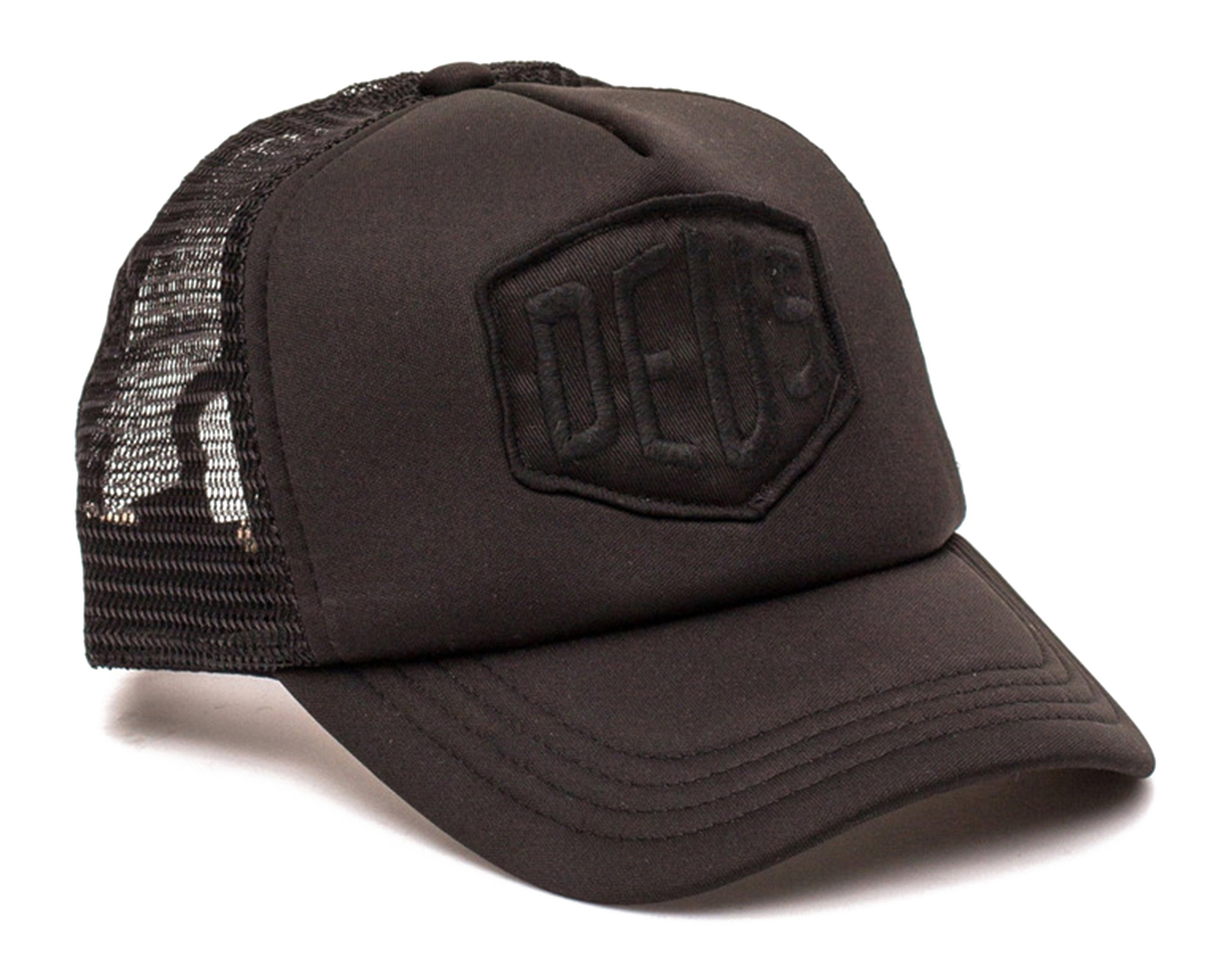 Deus Ex Machina Baylands Trucker Cap Black Black 18686 Deus Ex Machina Baylands Trucker Cap Black Black 18686