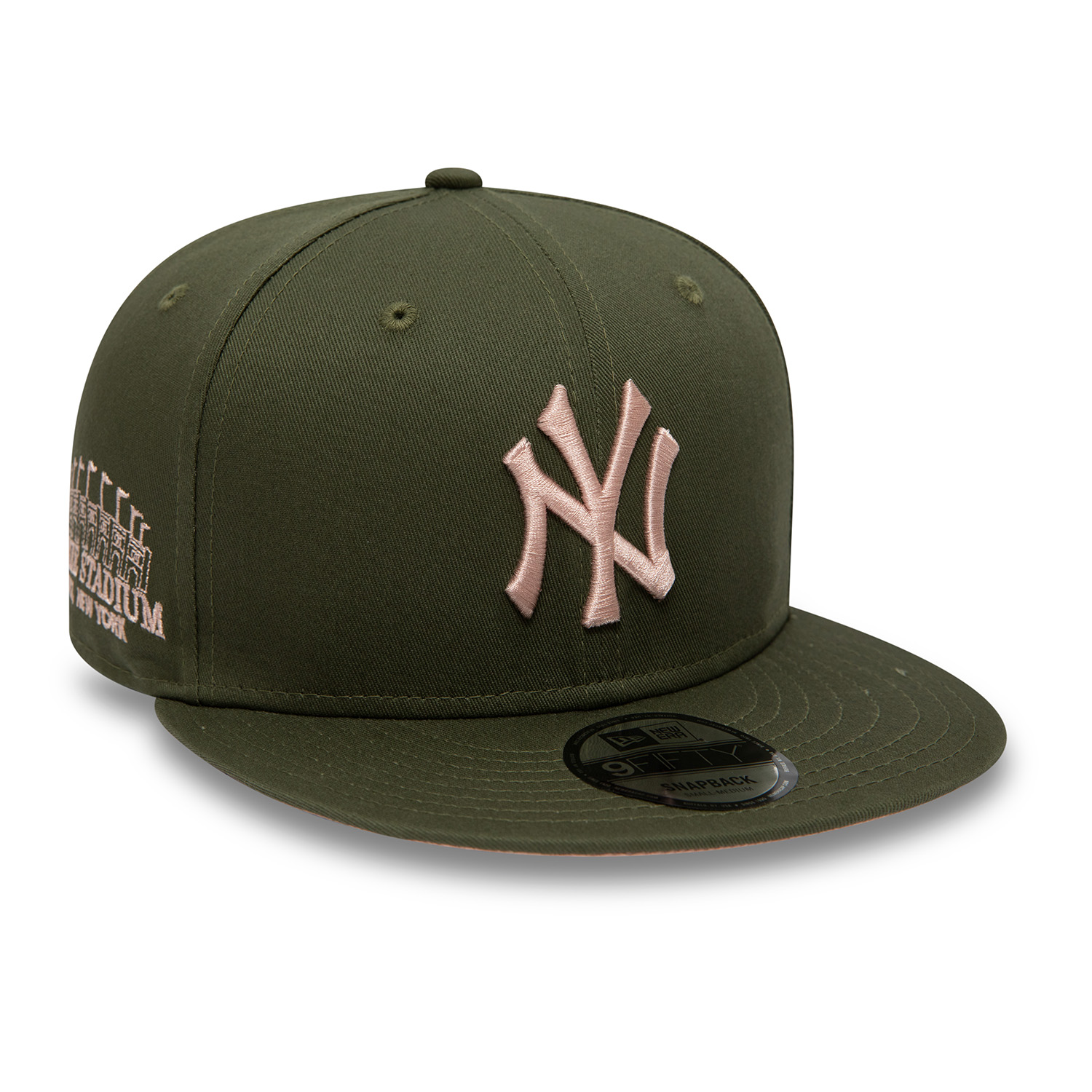 New Era Side Patch 9Fifty Cap New York Yankees Olive