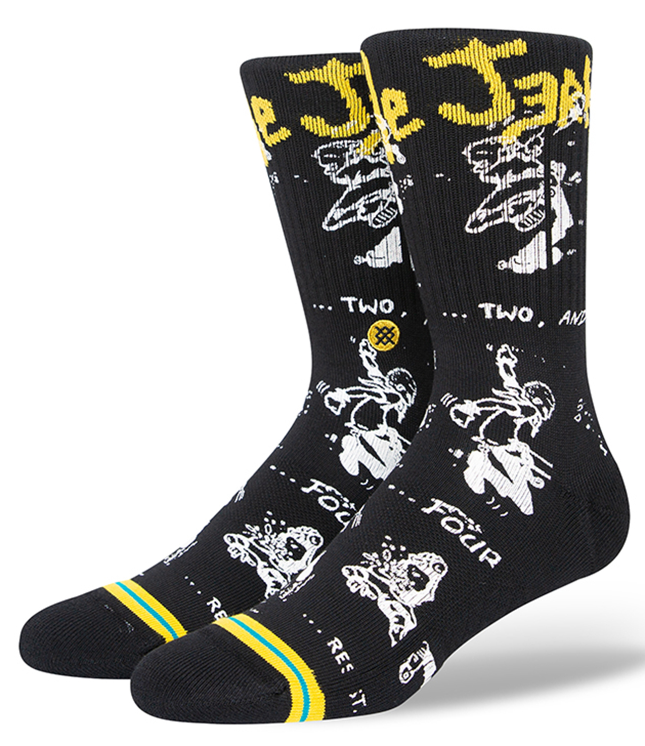 Stance Circle Jerks Socken Yellow