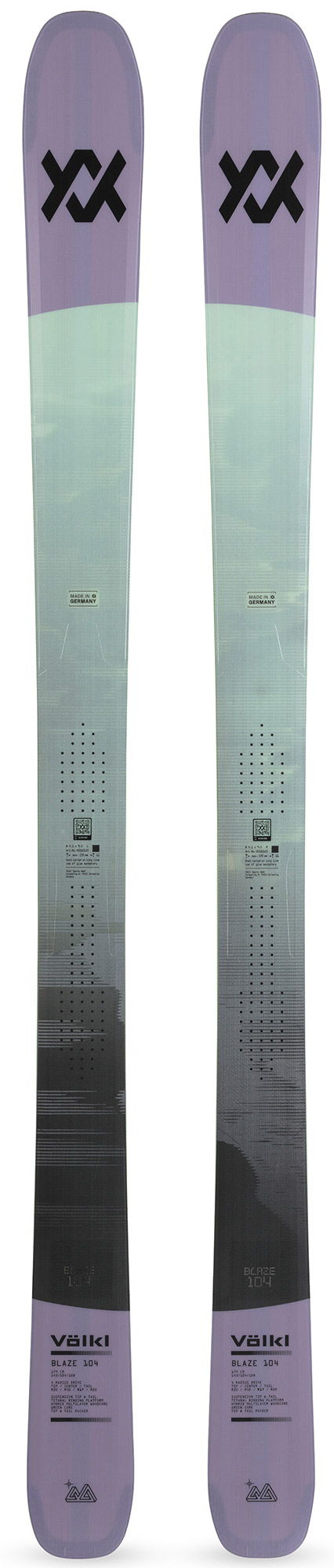 Völkl Blaze 104 Purple Freeride Ski 26/27 26419