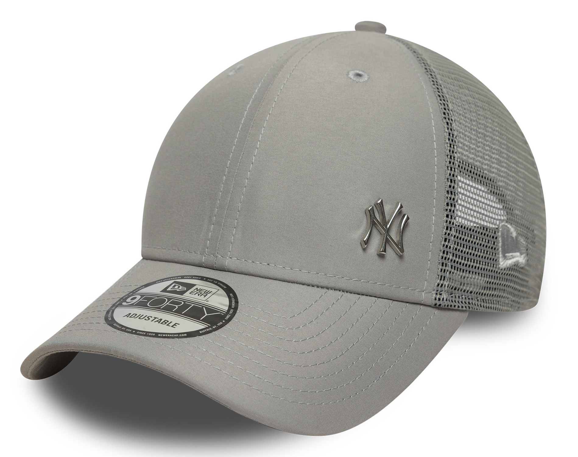 New Era Flawless 9Forty Trucker Cap New York Yankees Graphite 26156