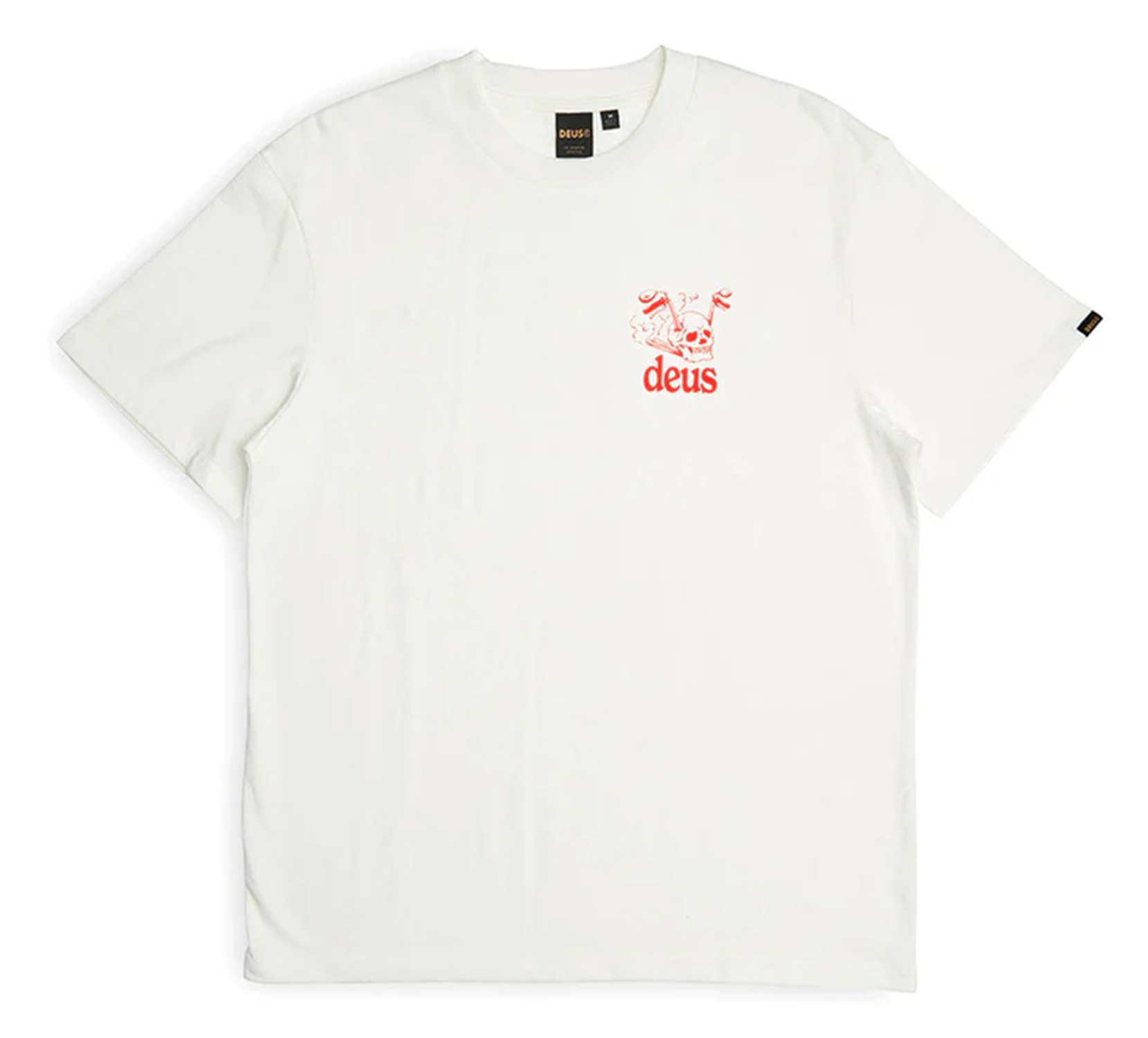 Deus Ex Machina Crossroad T-Shirt Vintage White 24075